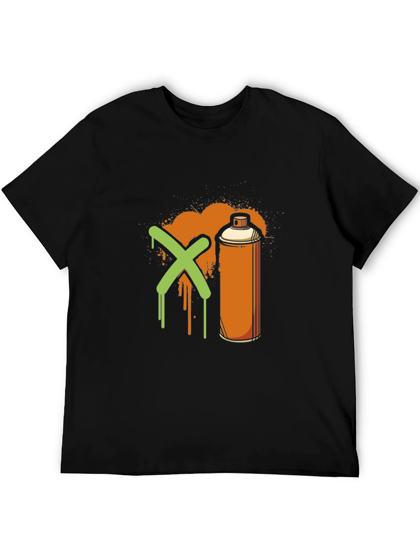 Graffiti X Spray Can Black T-Shirt