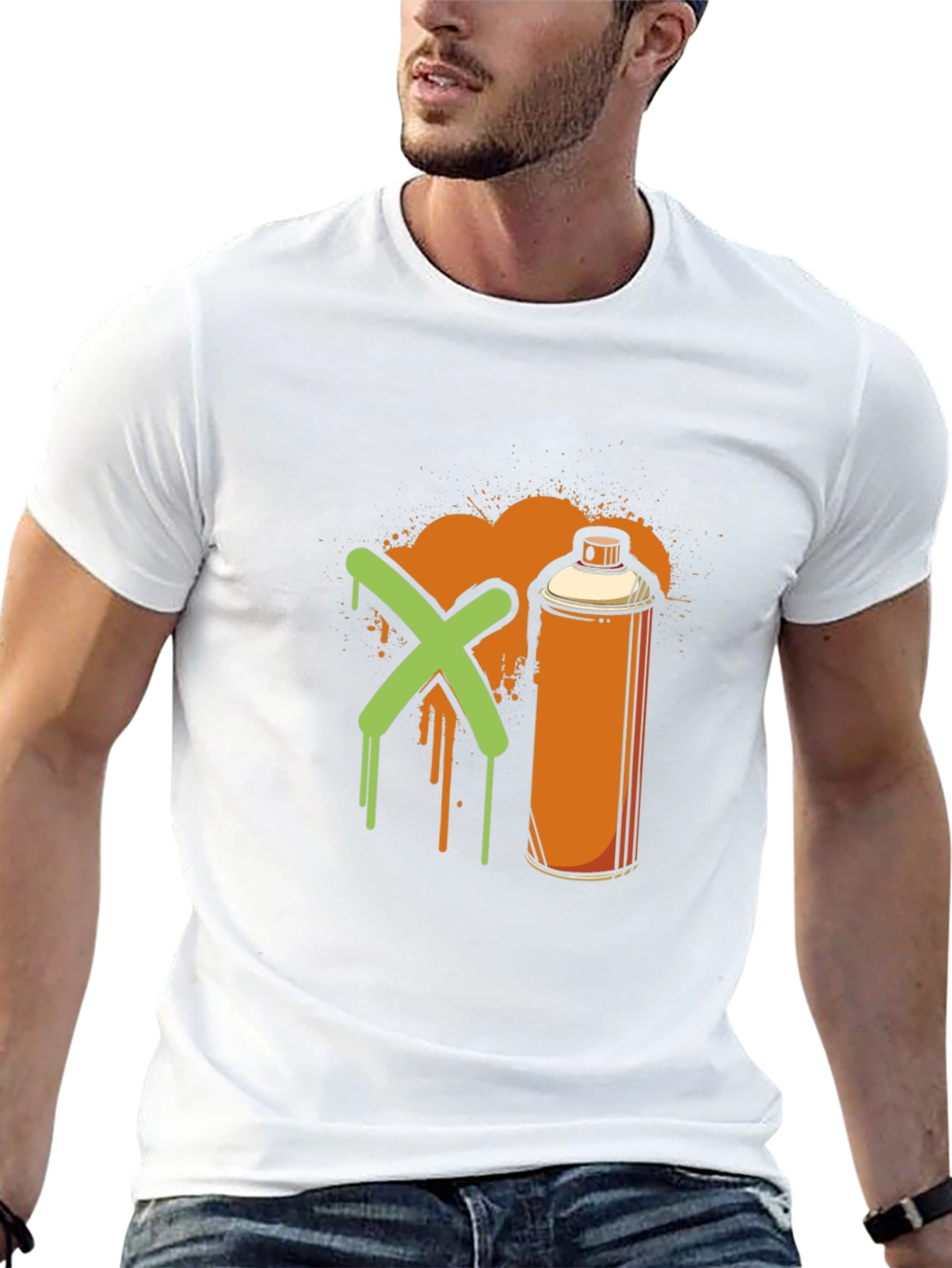 Graffiti X Spray Can Black T-Shirt