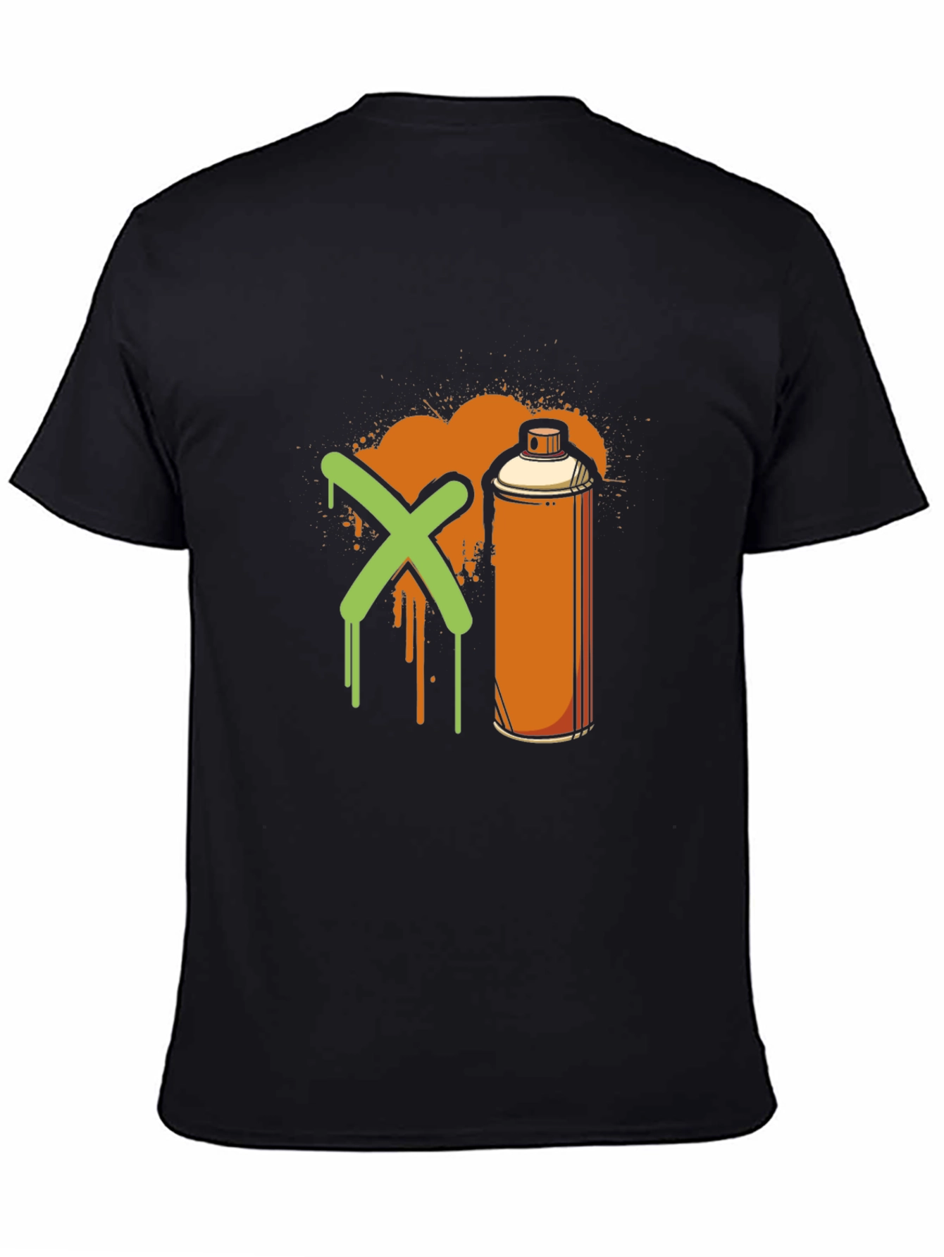 Graffiti X Spray Can Black T-Shirt