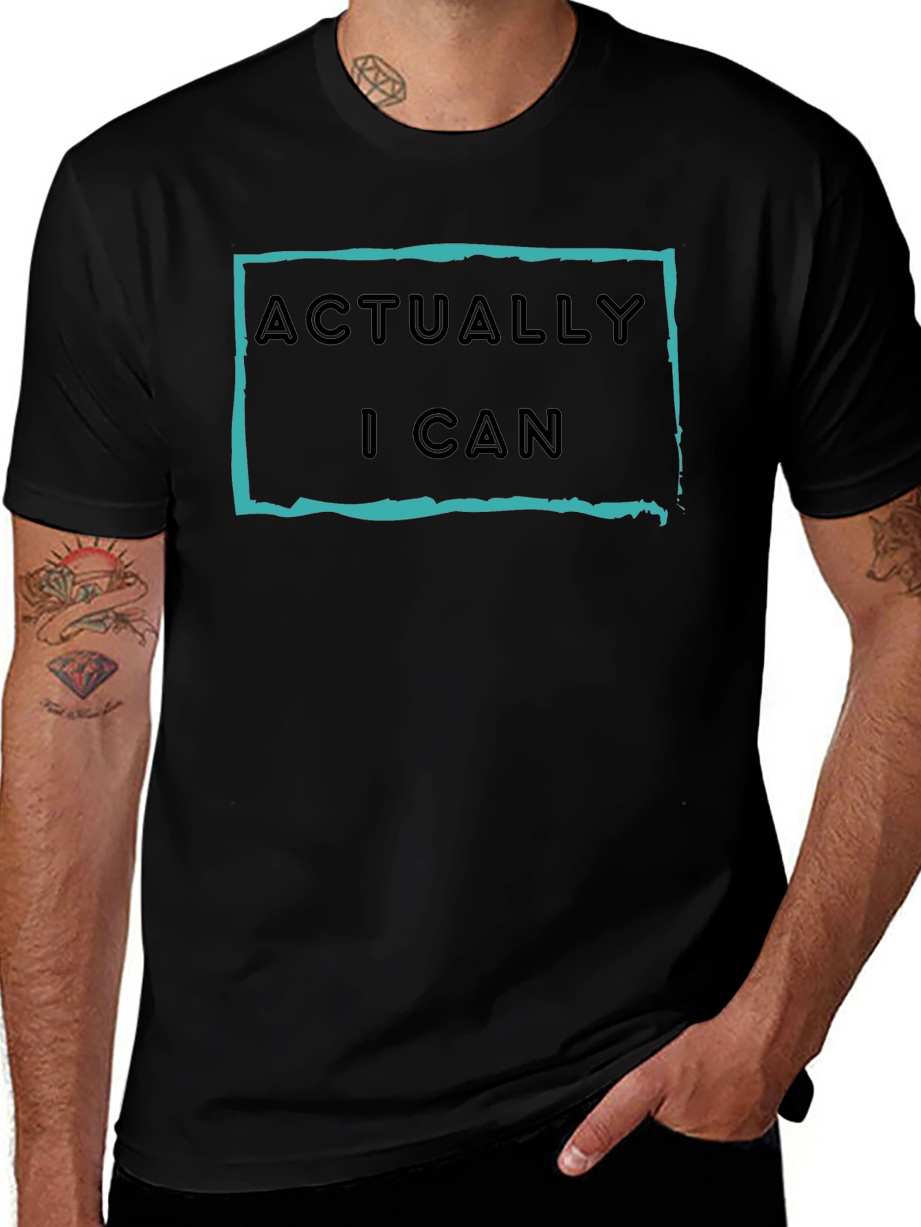 Actually I Can Graphic T-Shirt - Motivational Tee