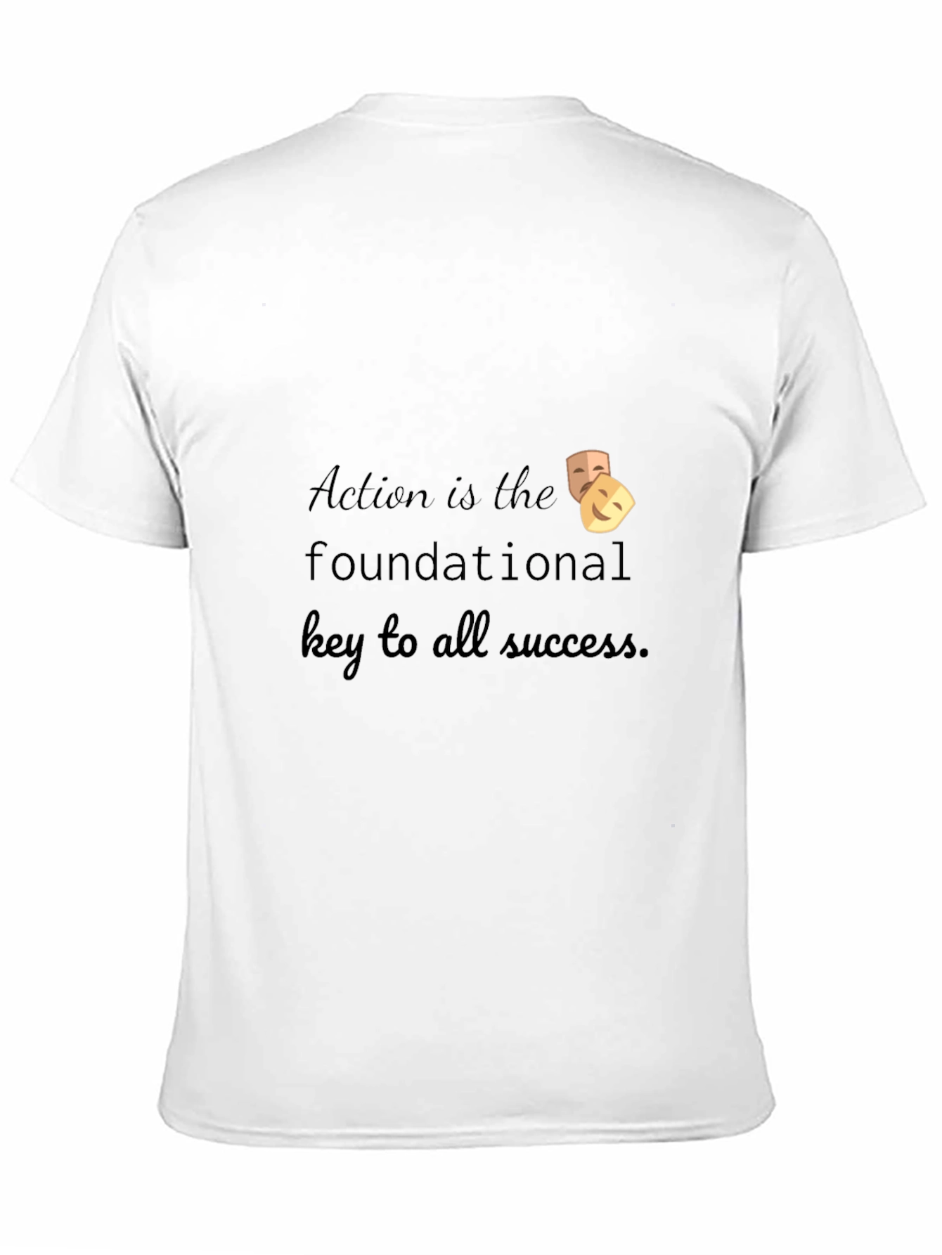 Action is the Key T-Shirt - Success Motivational Tee