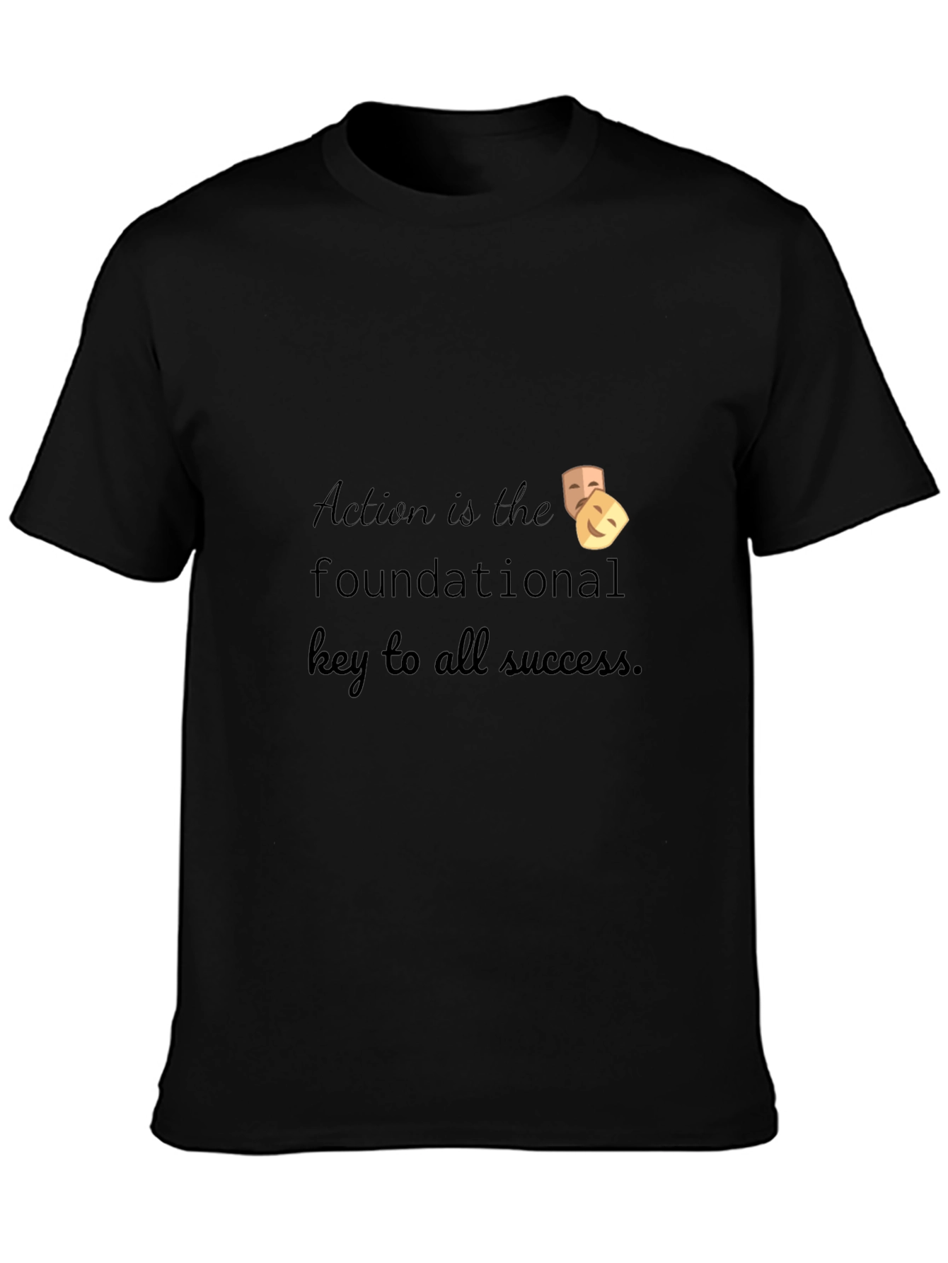 Action is the Key T-Shirt - Success Motivational Tee