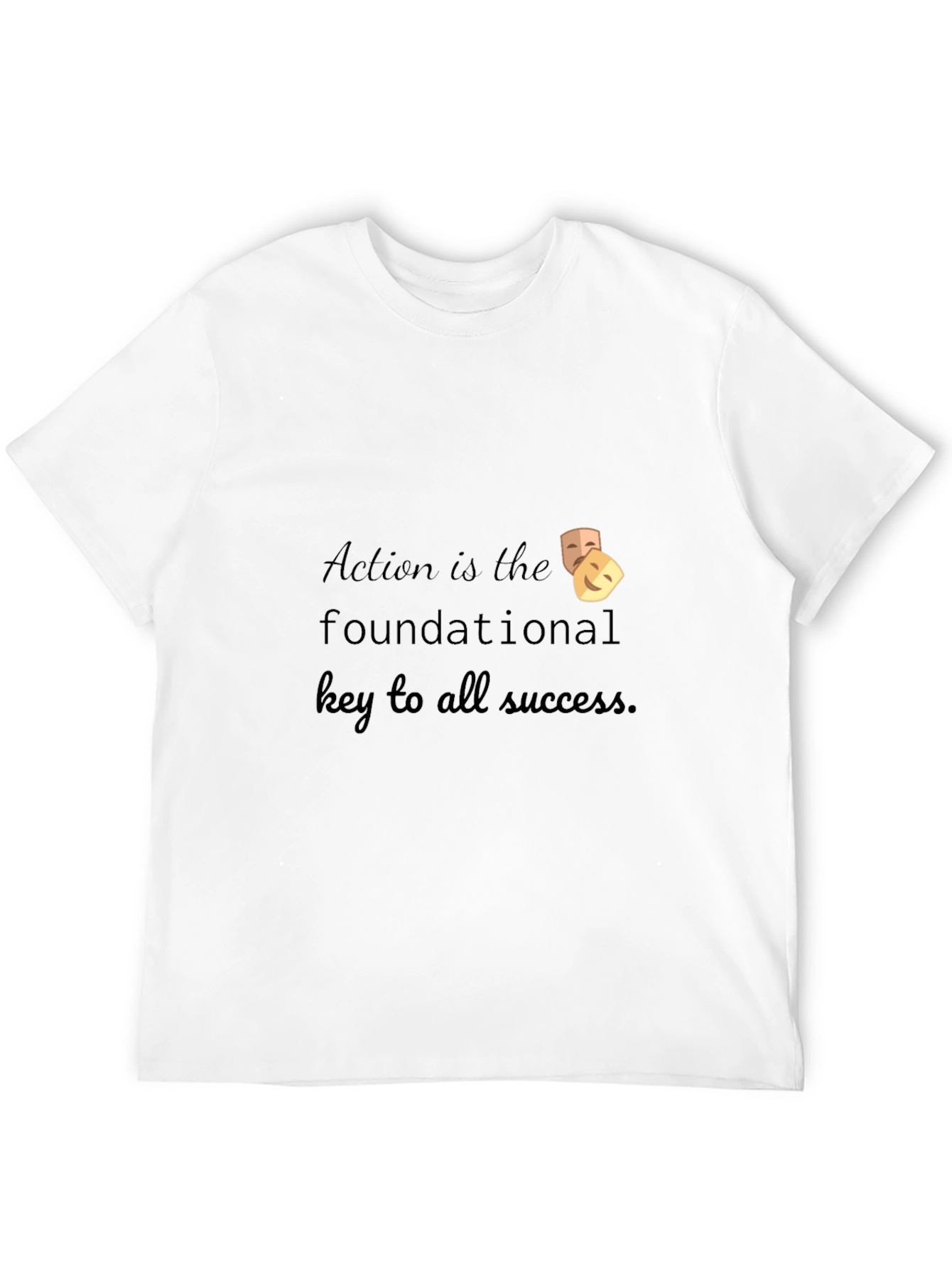 Action is the Key T-Shirt - Success Motivational Tee