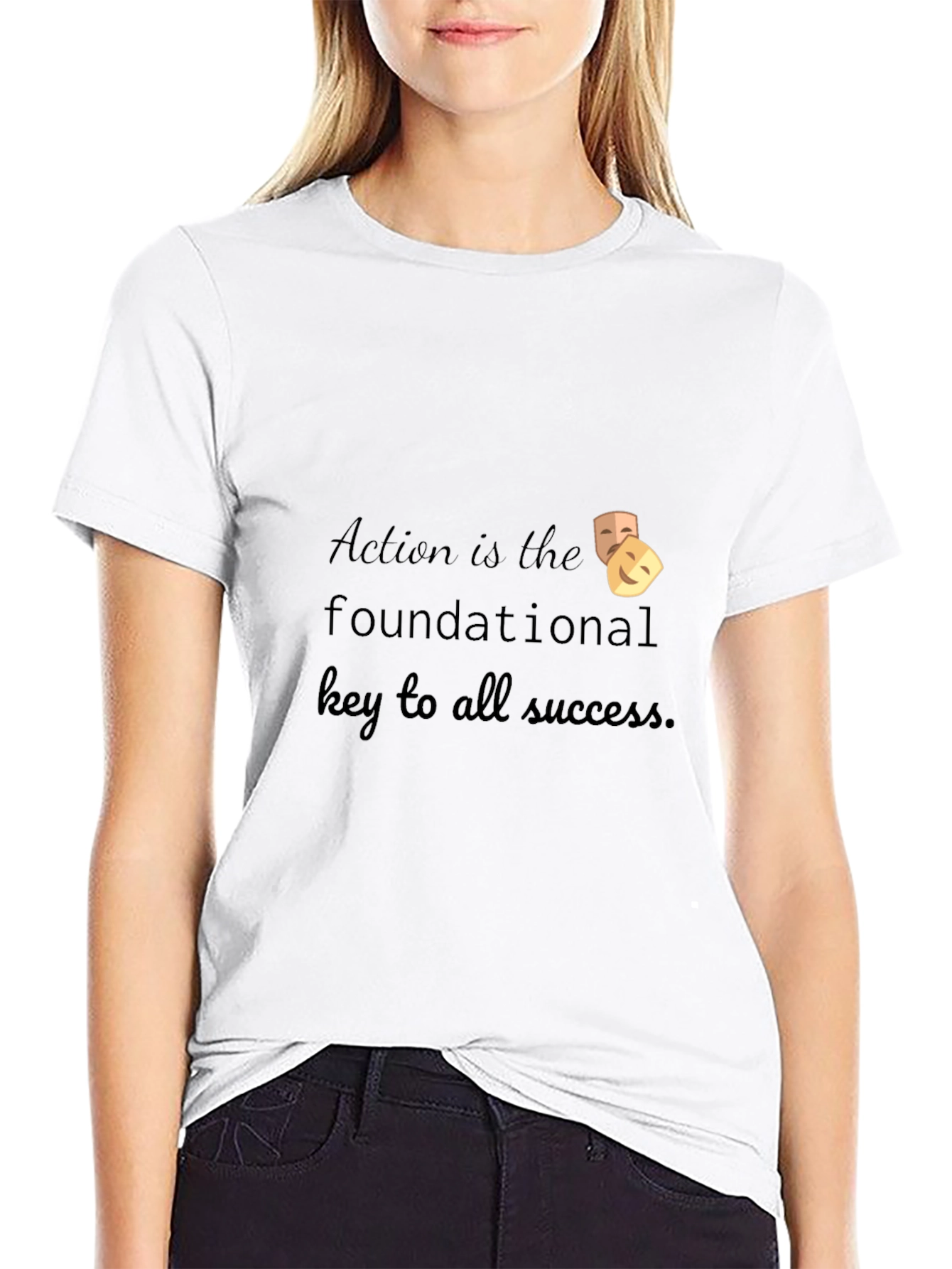 Action is the Key T-Shirt - Success Motivational Tee