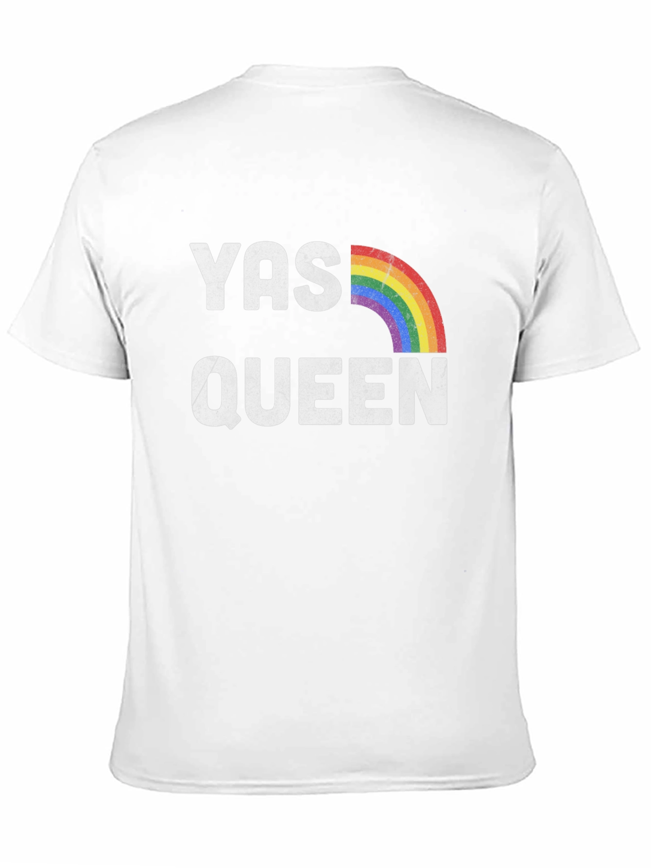 YAS QUEEN Rainbow Graphic T-Shirt - LGBTQ+ Pride Tee