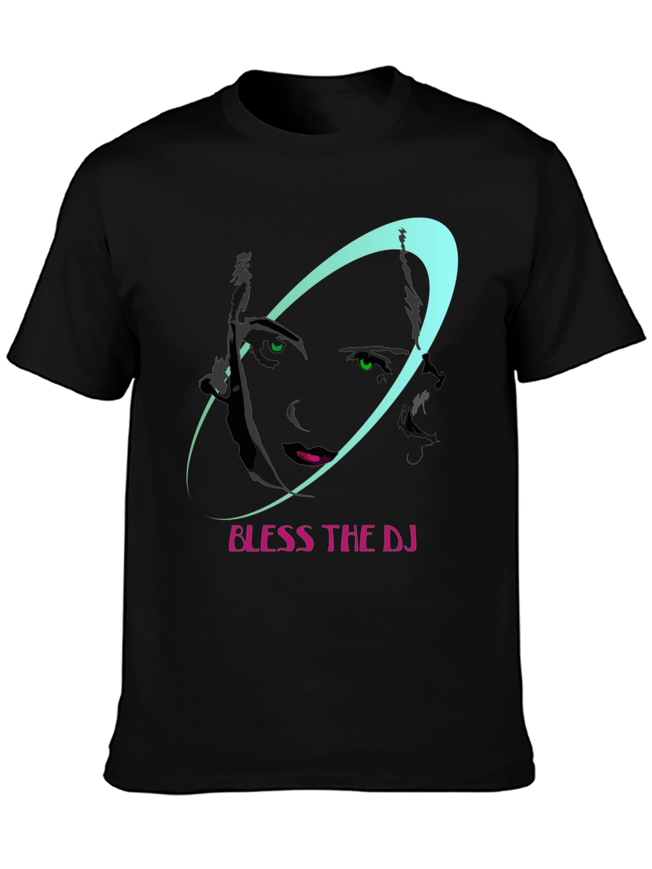 Bless The DJ Black Graphic Tee