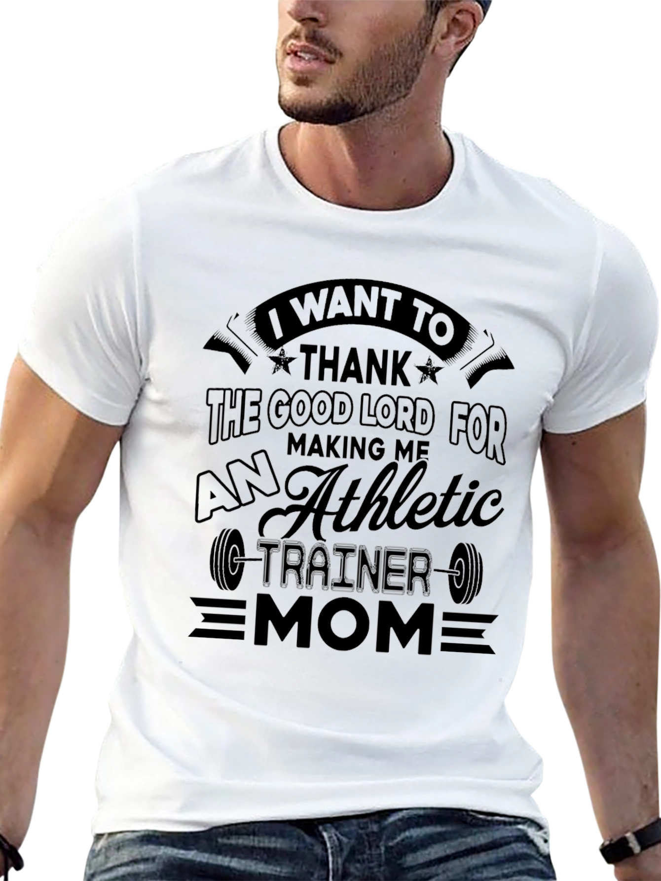 Athletic Trainer Mom Graphic T-Shirt