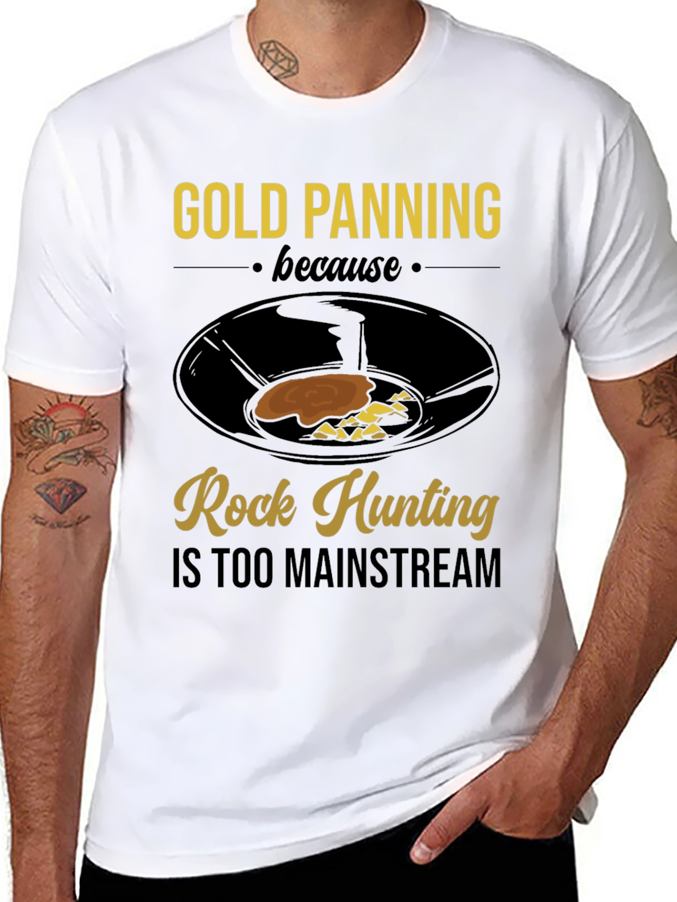Gold Panning Tee - Rock Hunting Alternative