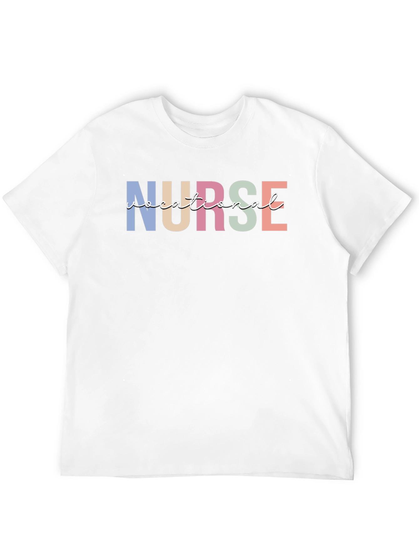 Vocational Nurse T-Shirt - Black Cotton Blend