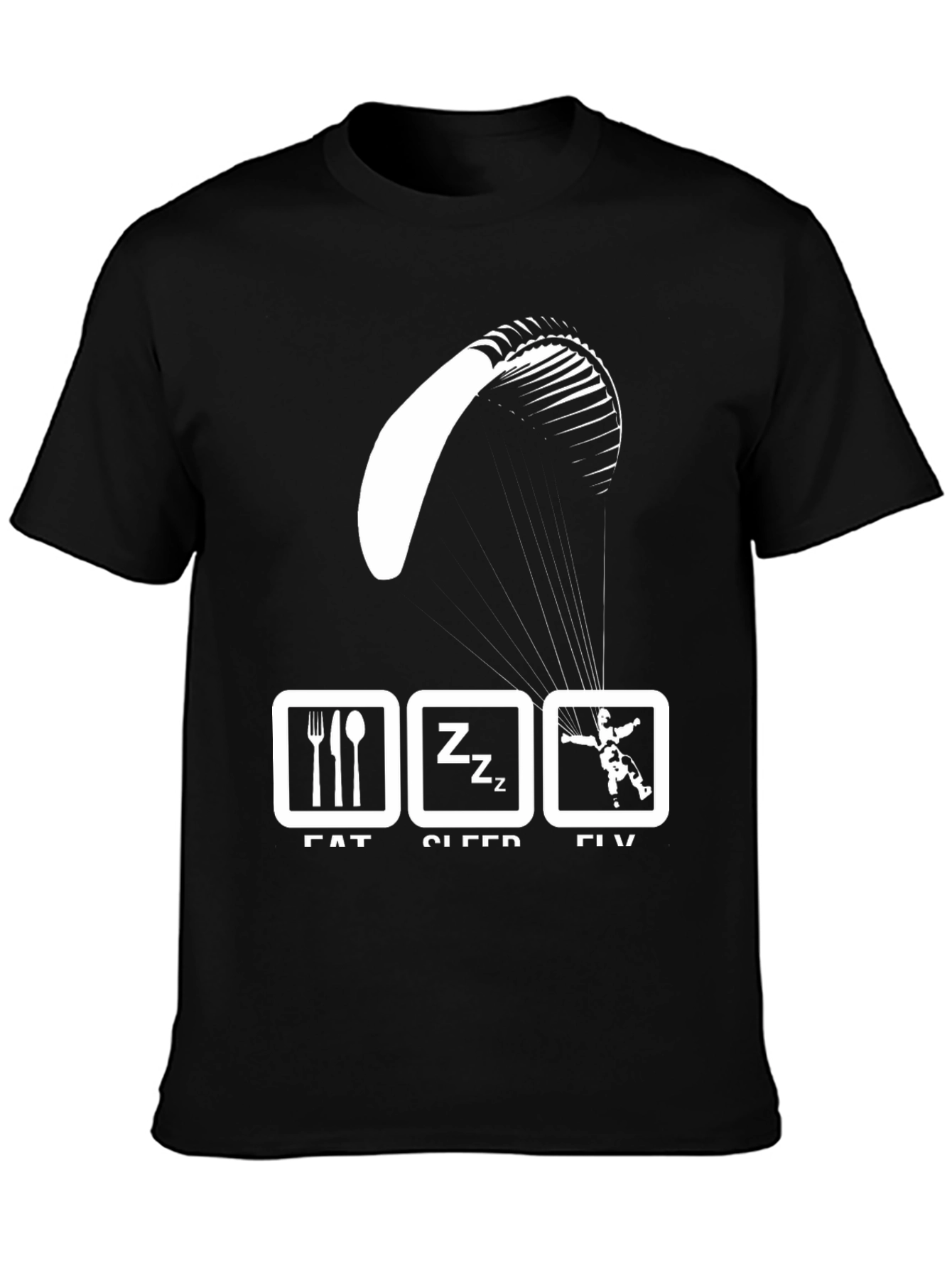 Eat Sleep Fly Paragliding T-Shirt