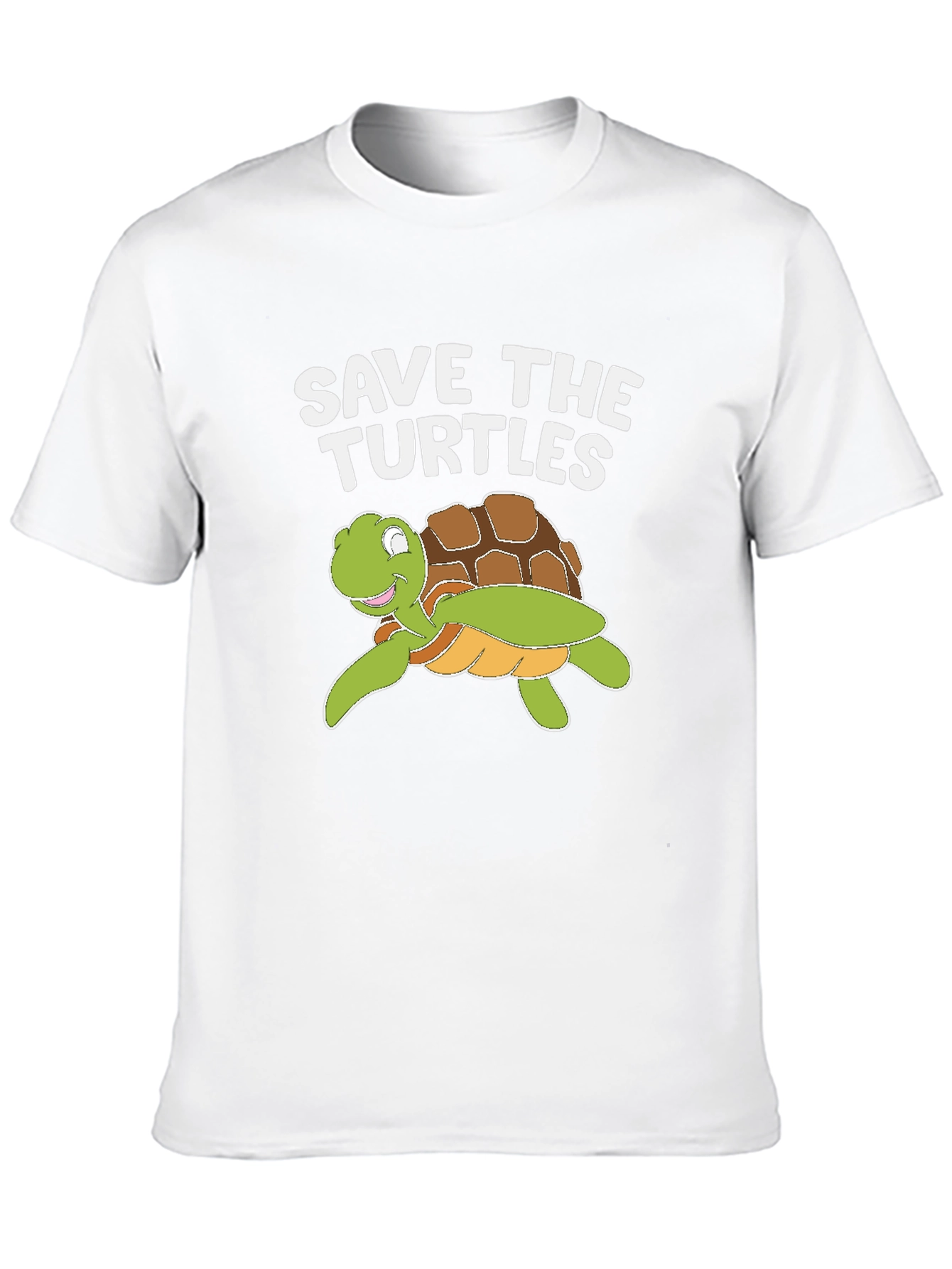 Save The Turtles T-Shirt - Turtle Cartoon