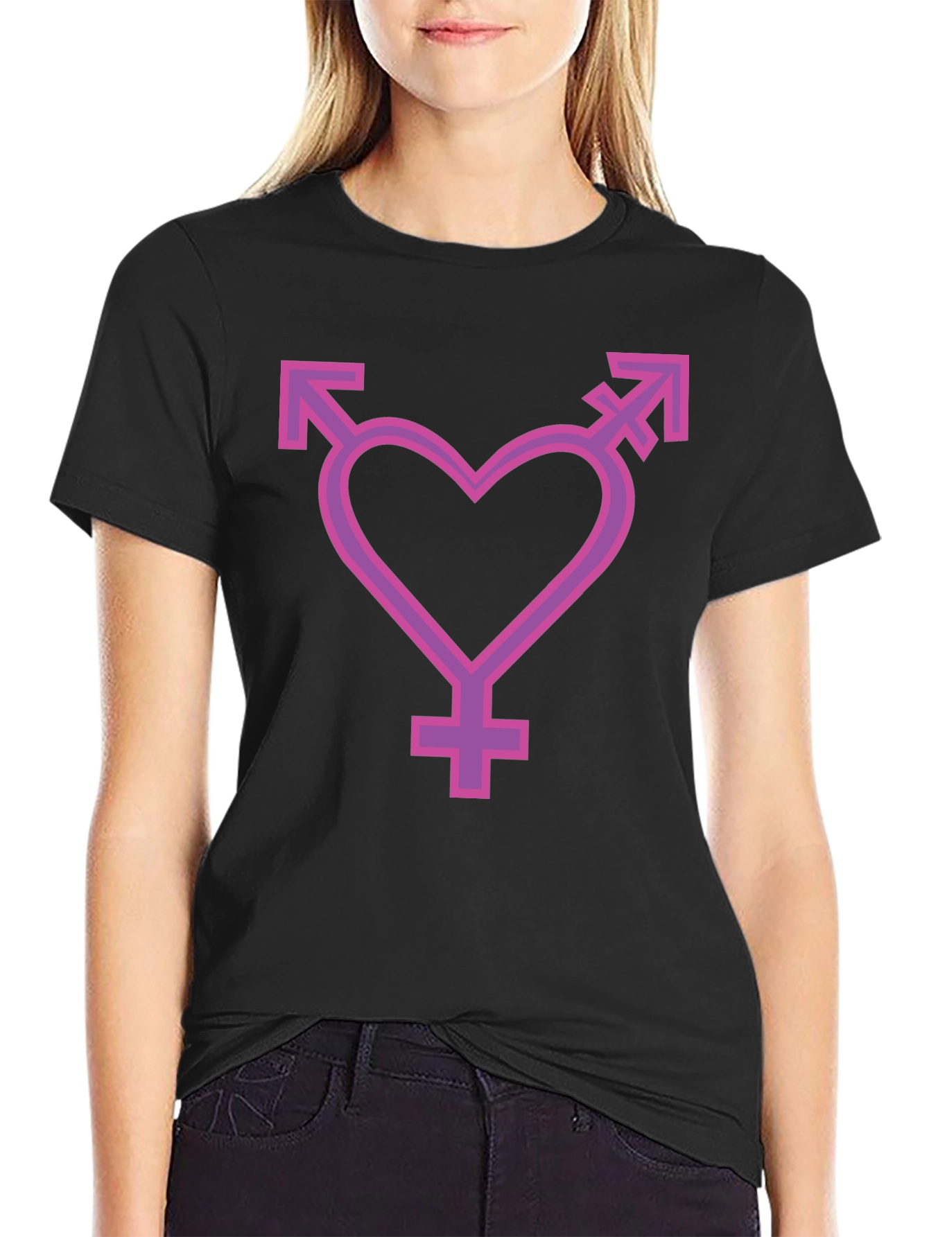 Transgender Pride Heart T-Shirt - Unisex