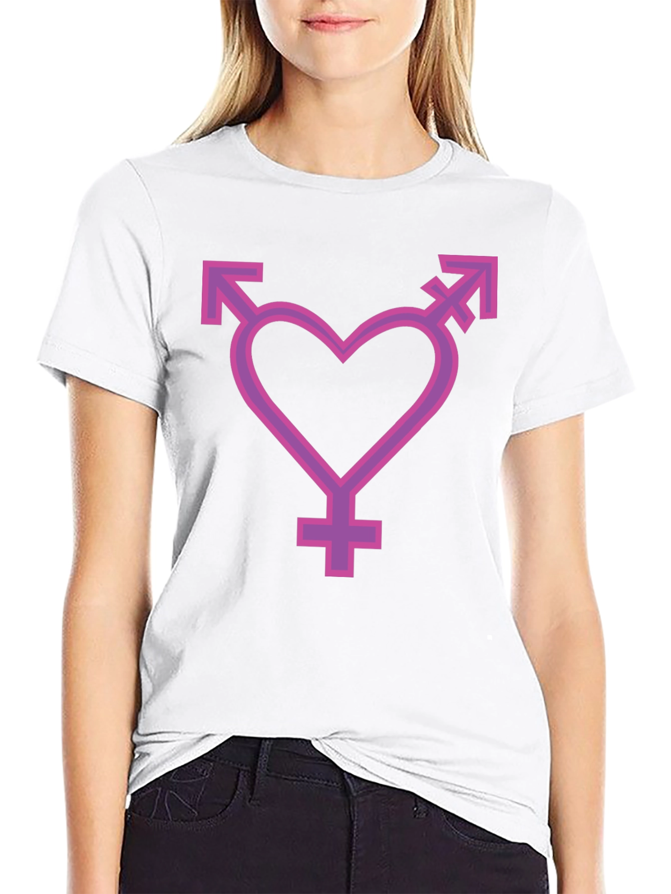 Transgender Pride Heart T-Shirt - Unisex