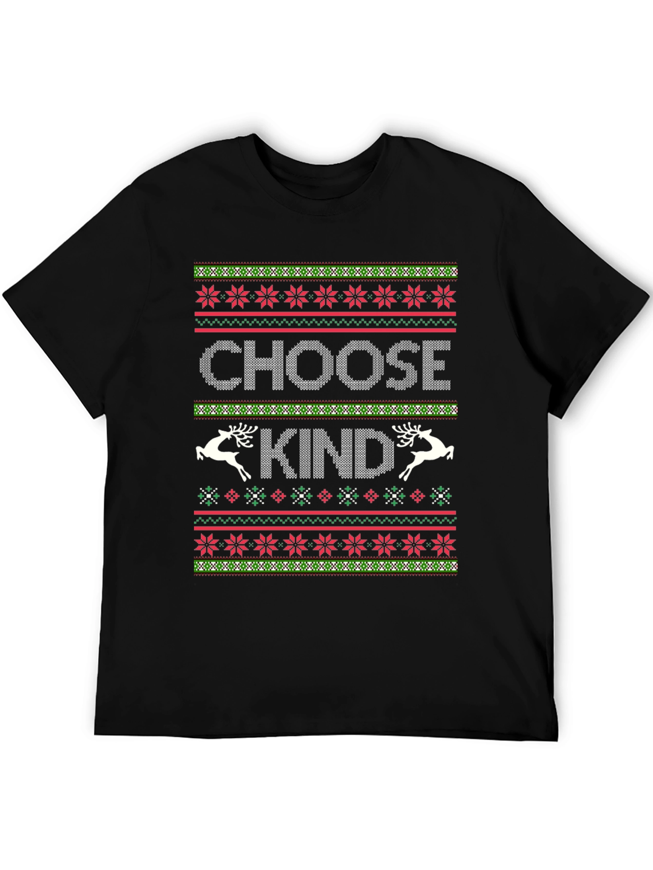Choose Kind Ugly Christmas Sweater T-Shirt