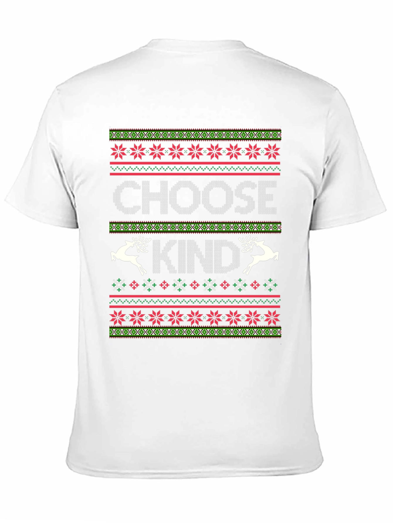 Choose Kind Ugly Christmas Sweater T-Shirt