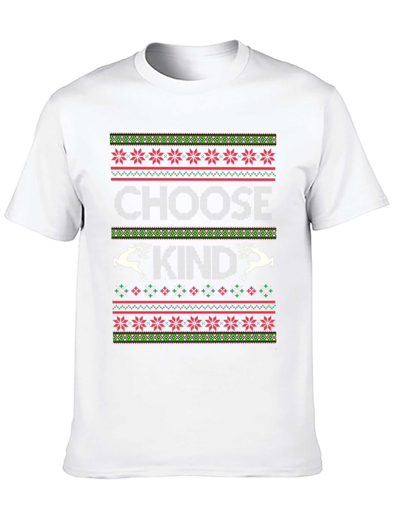 Choose Kind Ugly Christmas Sweater T-Shirt