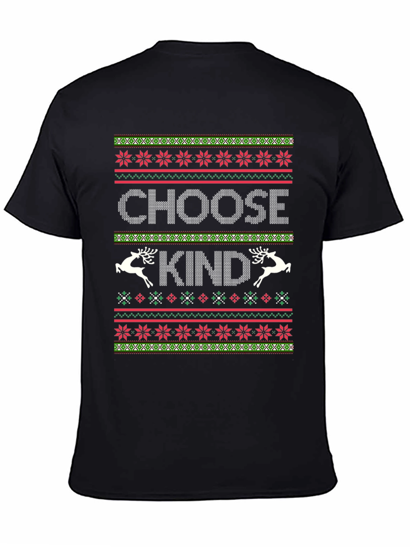 Choose Kind Ugly Christmas Sweater T-Shirt