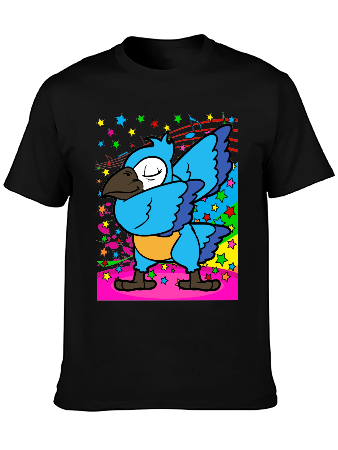 Dabbing Parrot Mens T-Shirt