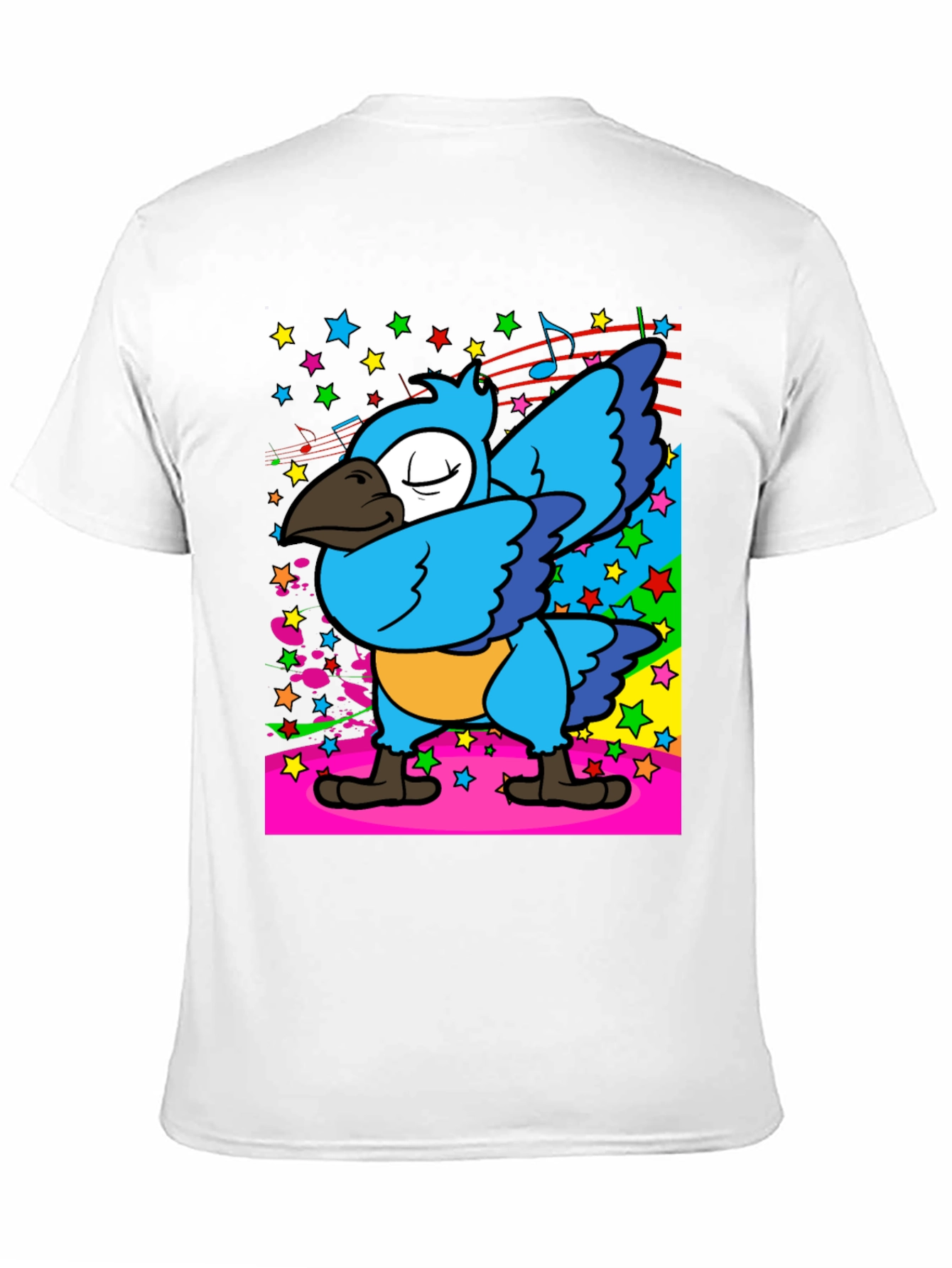 Dabbing Parrot Mens T-Shirt