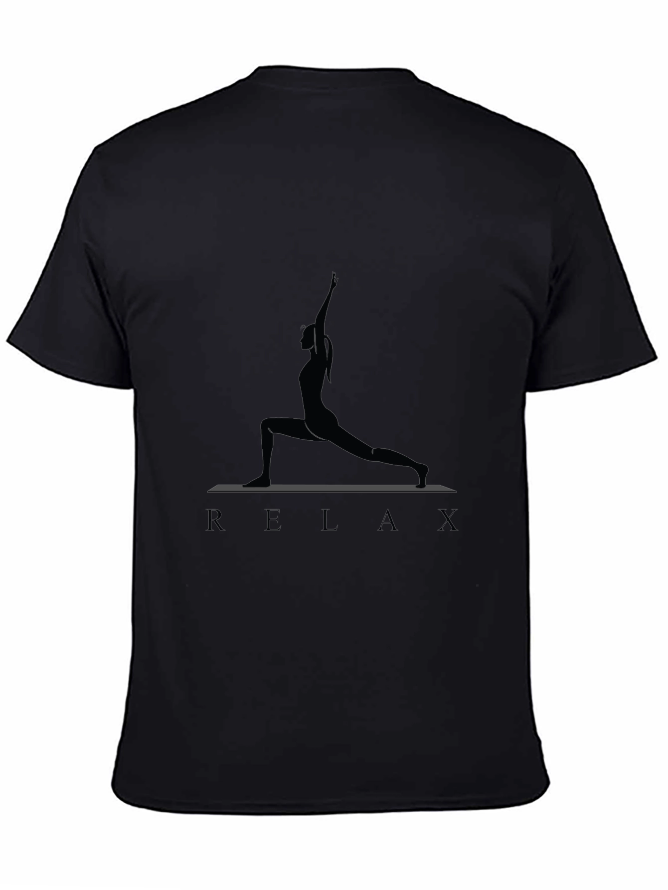 Relax Yoga Pose Graphic Tee - Casual Comfort