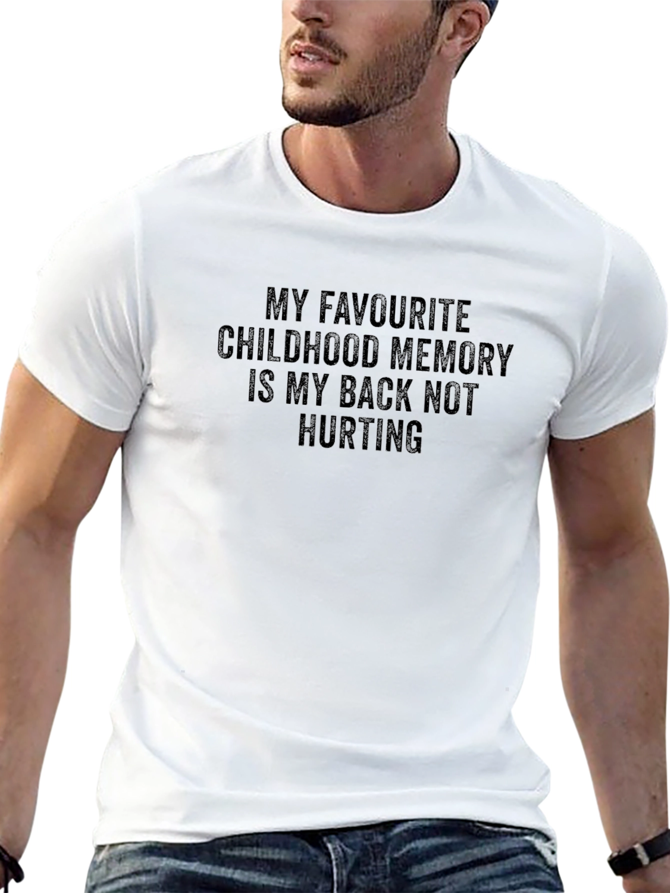 Funny My Back Not Hurting Graphic T-Shirt