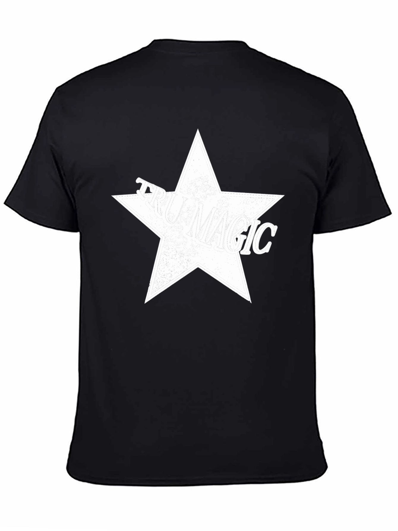 True Magic Star Graphic T-Shirt - Black