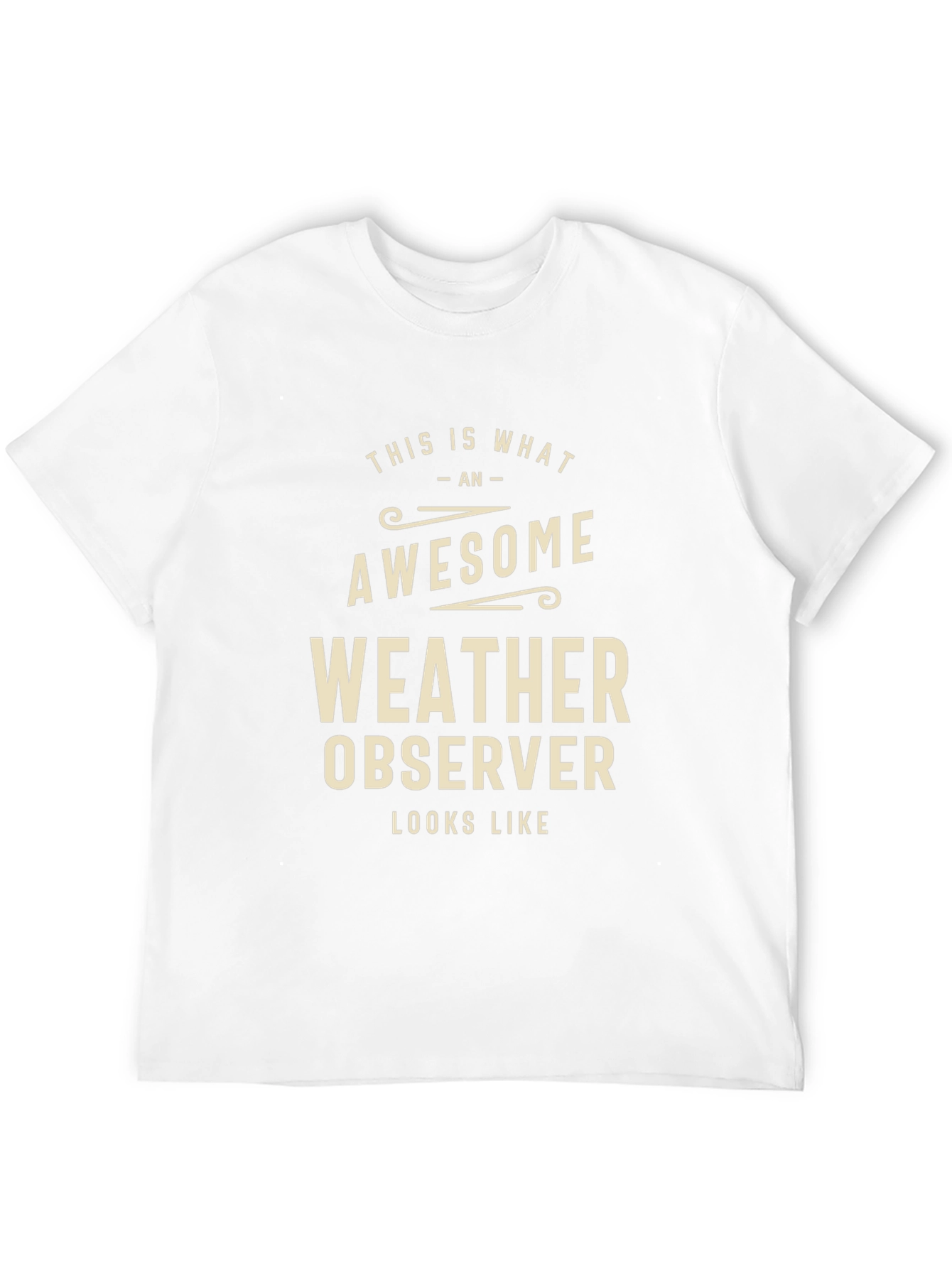 Awesome Weather Observer Graphic T-Shirt