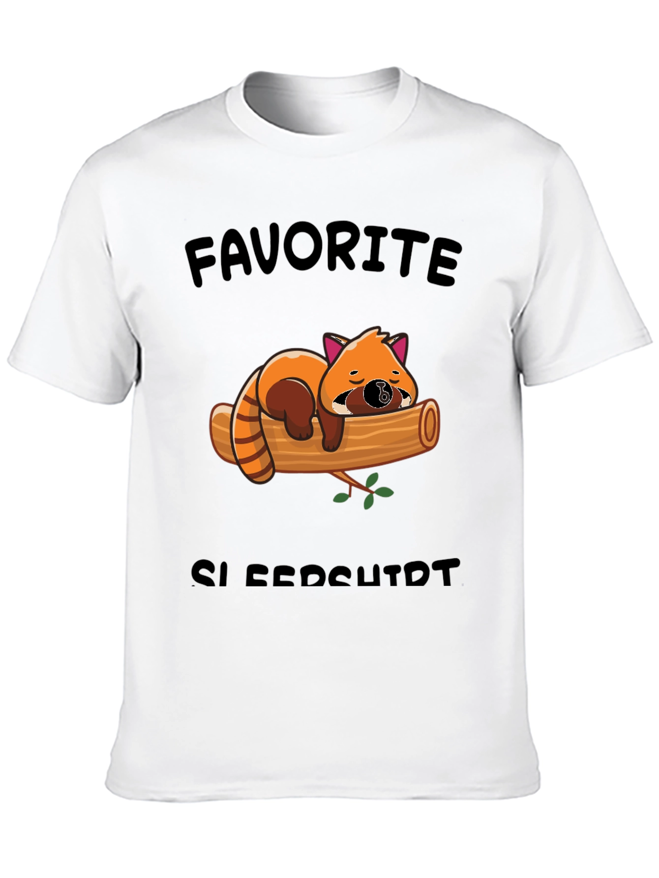 Cute Red Panda Sleeps T-Shirt