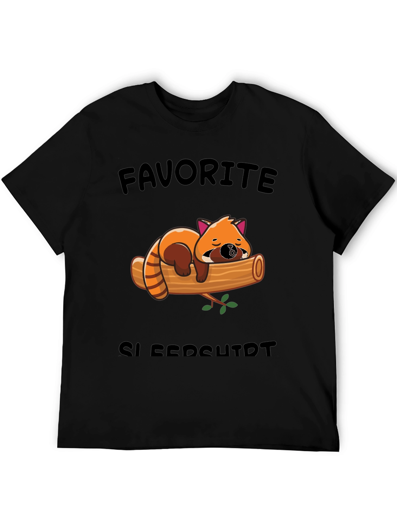 Cute Red Panda Sleeps T-Shirt