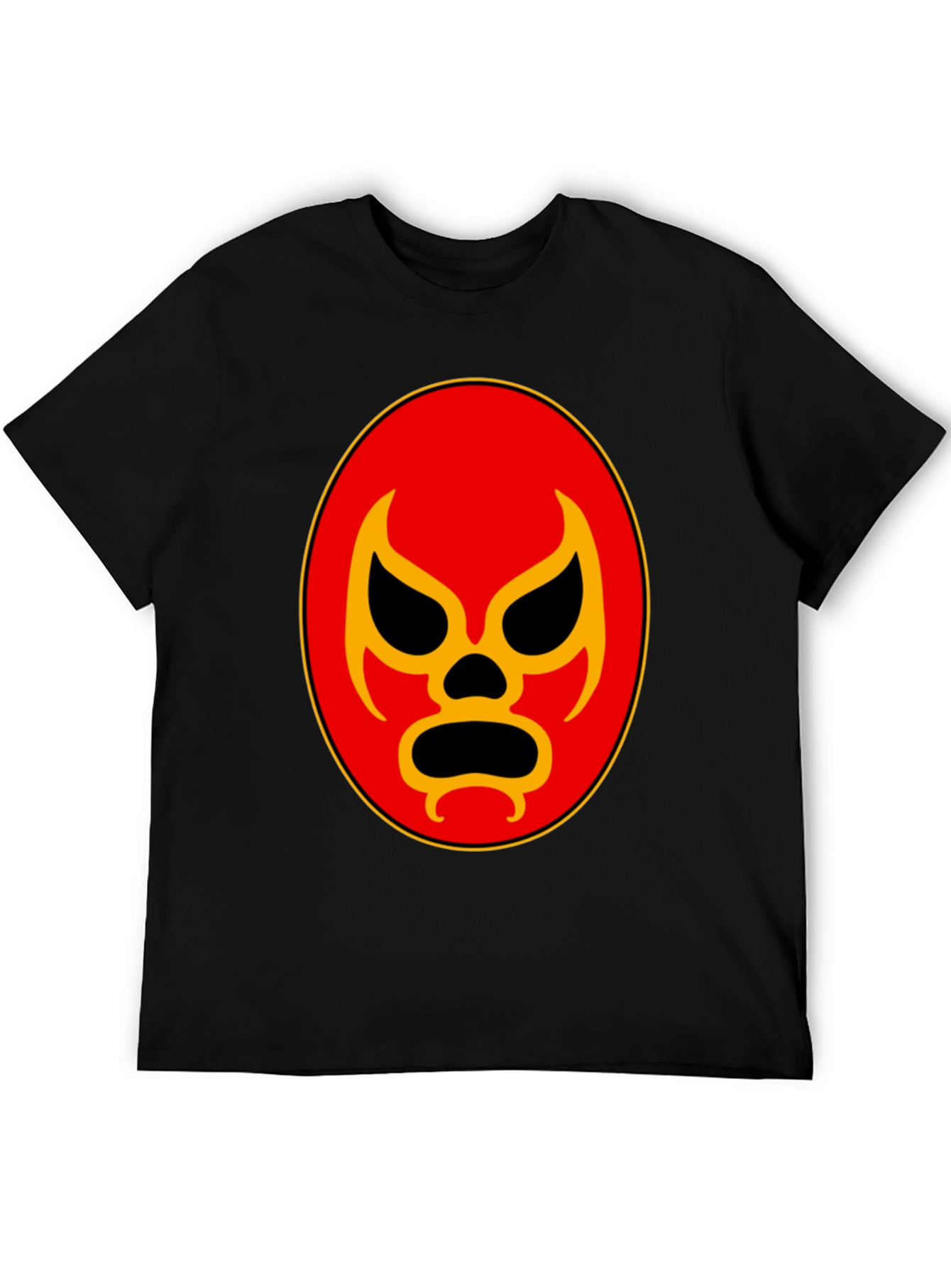 Lucha Libre Mask Graphic Tee - Black