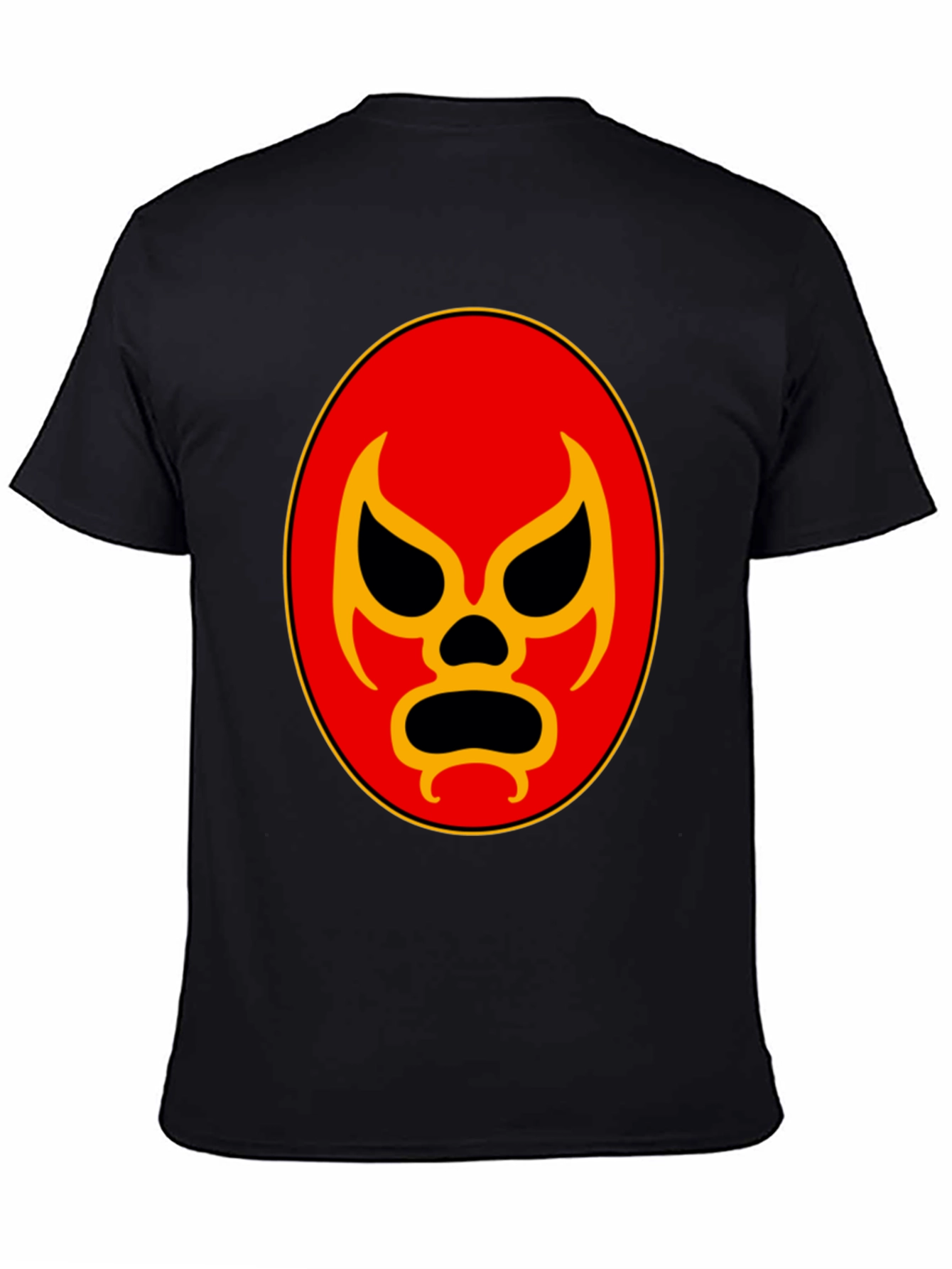 Lucha Libre Mask Graphic Tee - Black