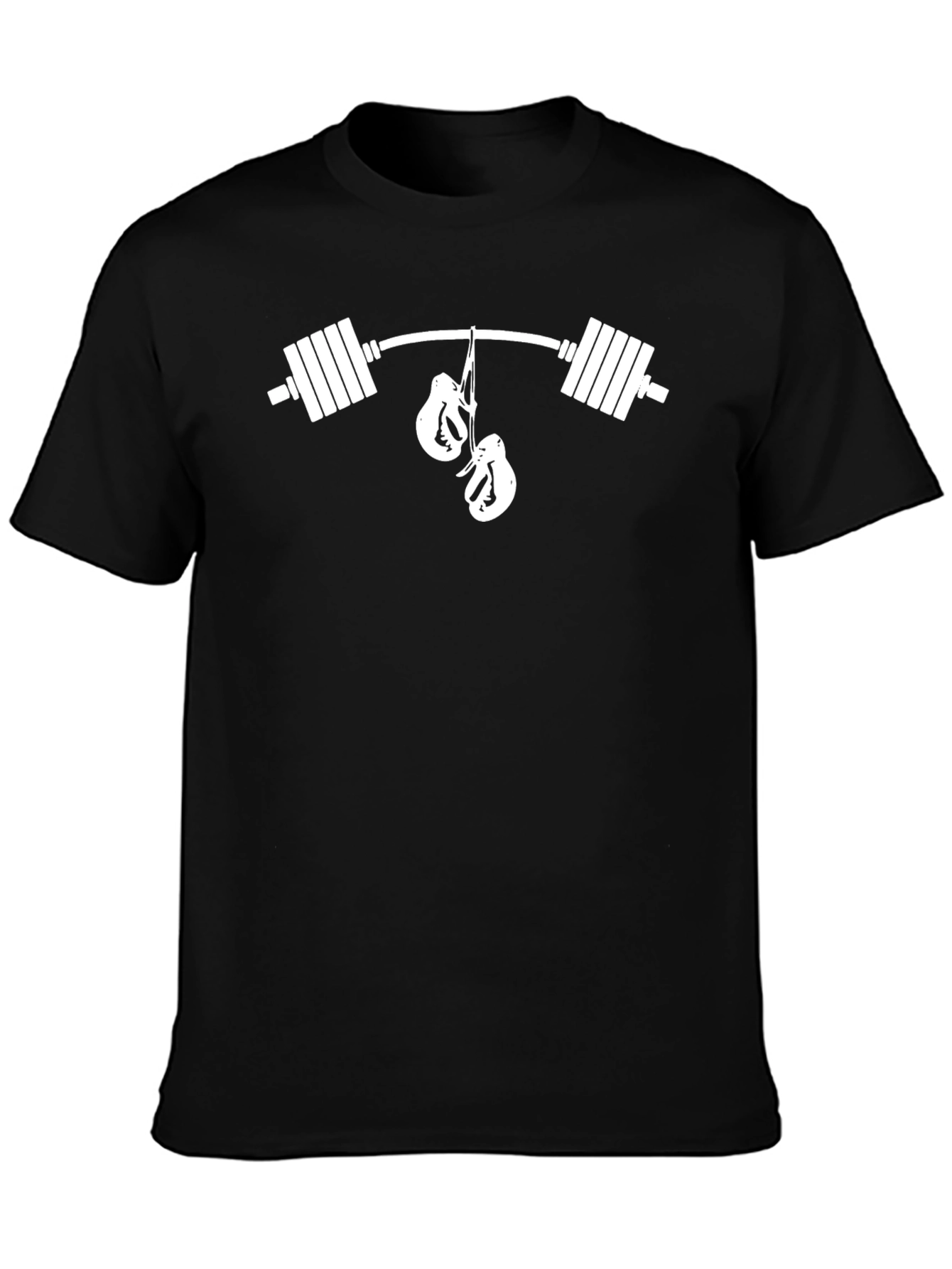Weightlifting Boxer Black T-Shirt