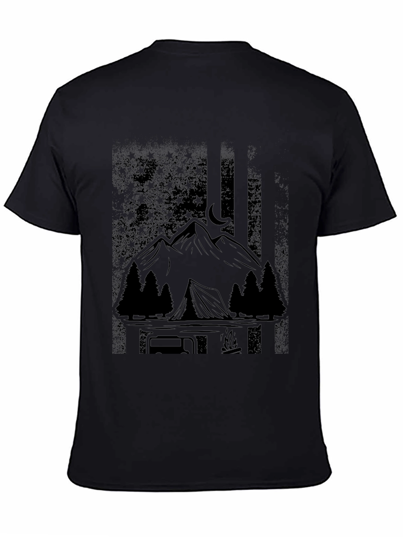 Camping & Mountains Graphic T-Shirt