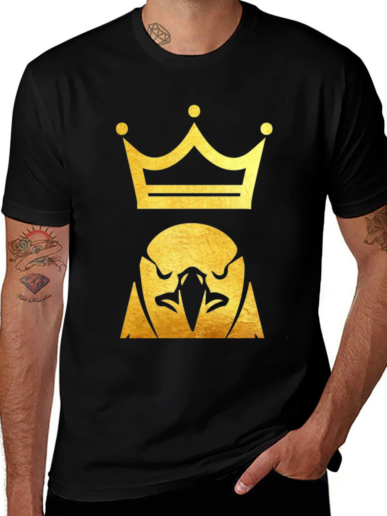 King Eagle Graphic Tee - Black