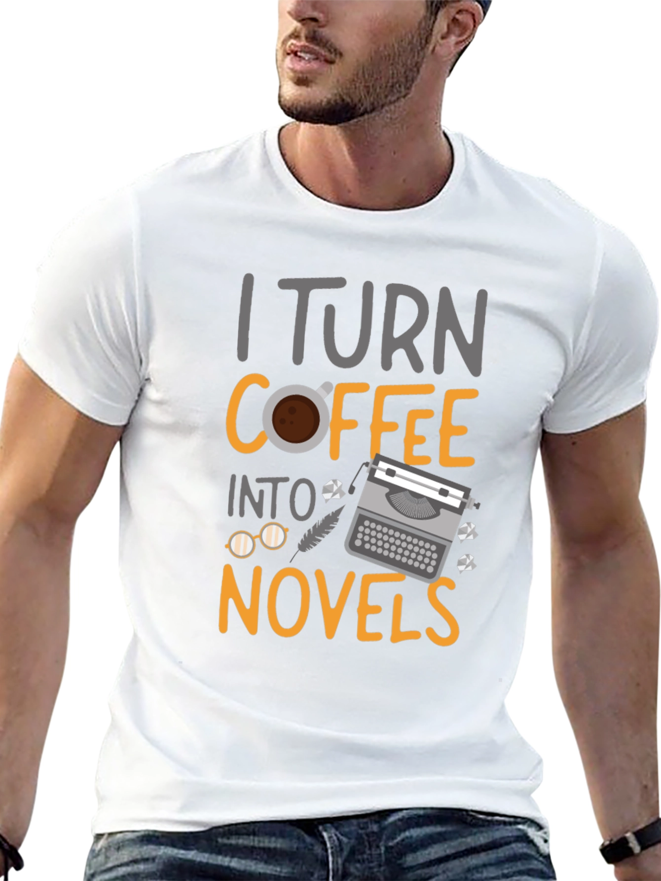 I Turn Coffee into Novels Graphic T-Shirt