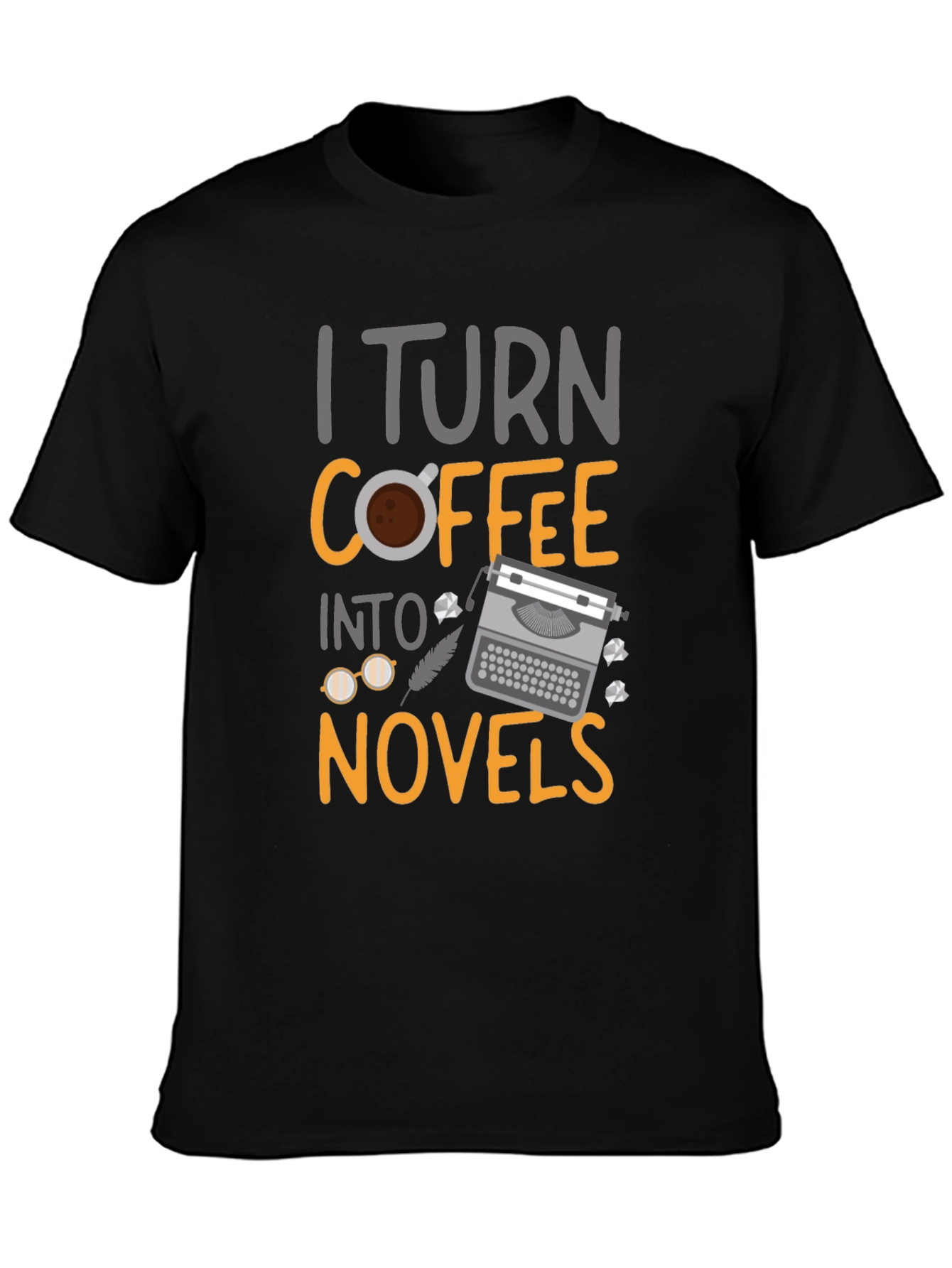 I Turn Coffee into Novels Graphic T-Shirt