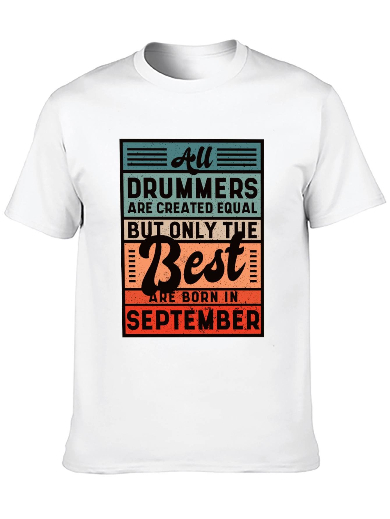 Drummer September Birthday T-Shirt