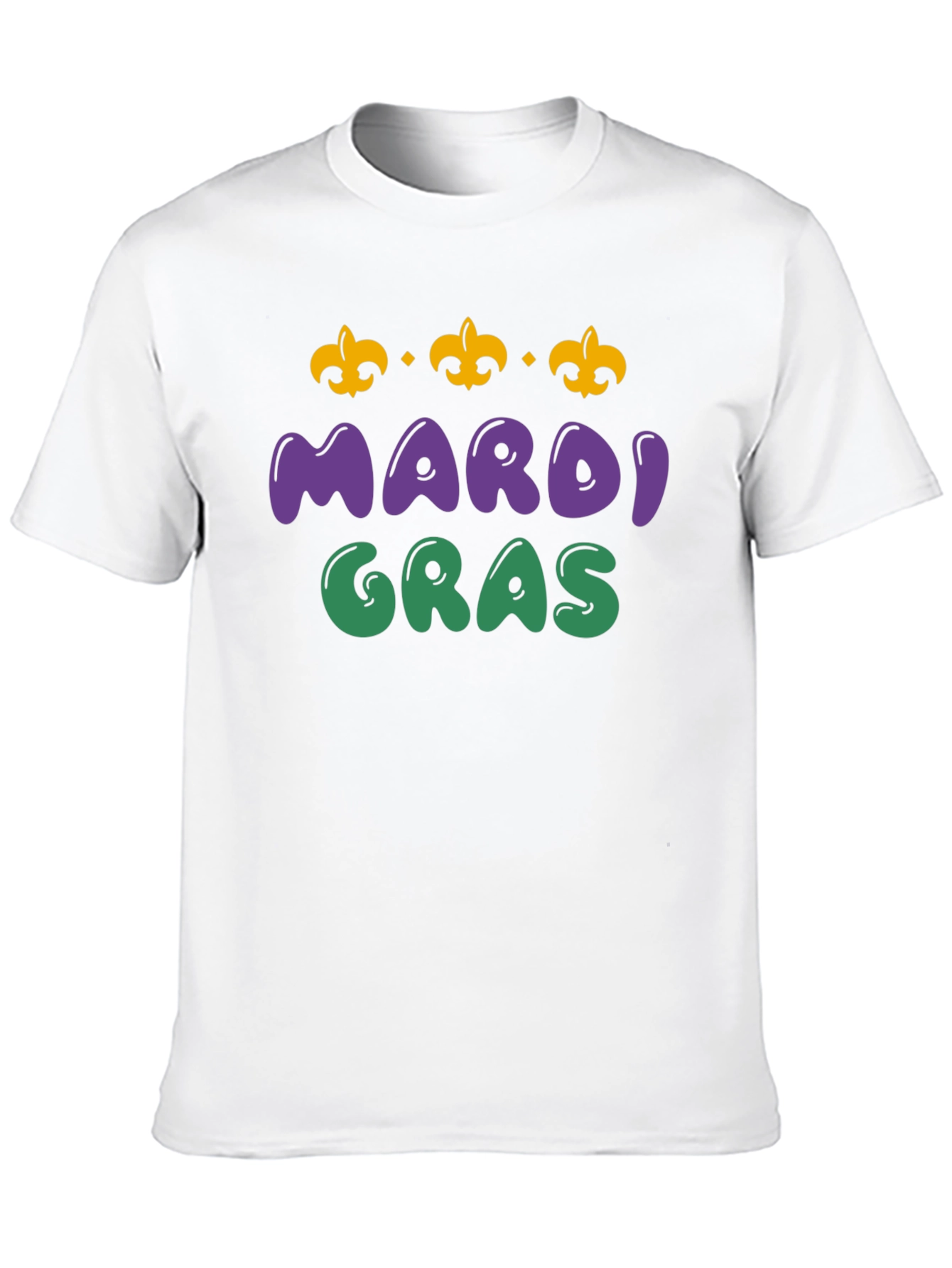 Mardi Gras T-Shirt - Fleur de Lis Design