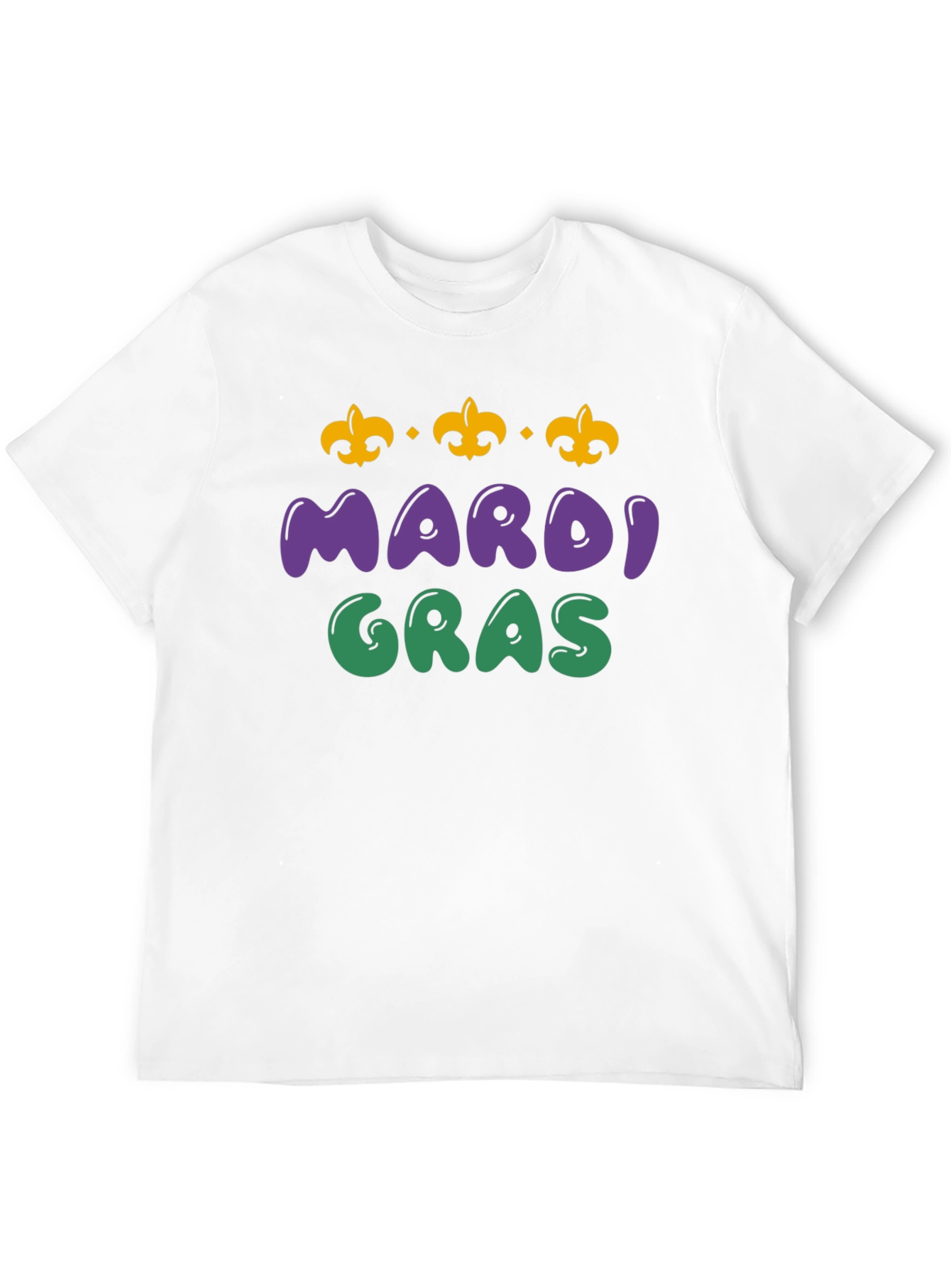 Mardi Gras T-Shirt - Fleur de Lis Design