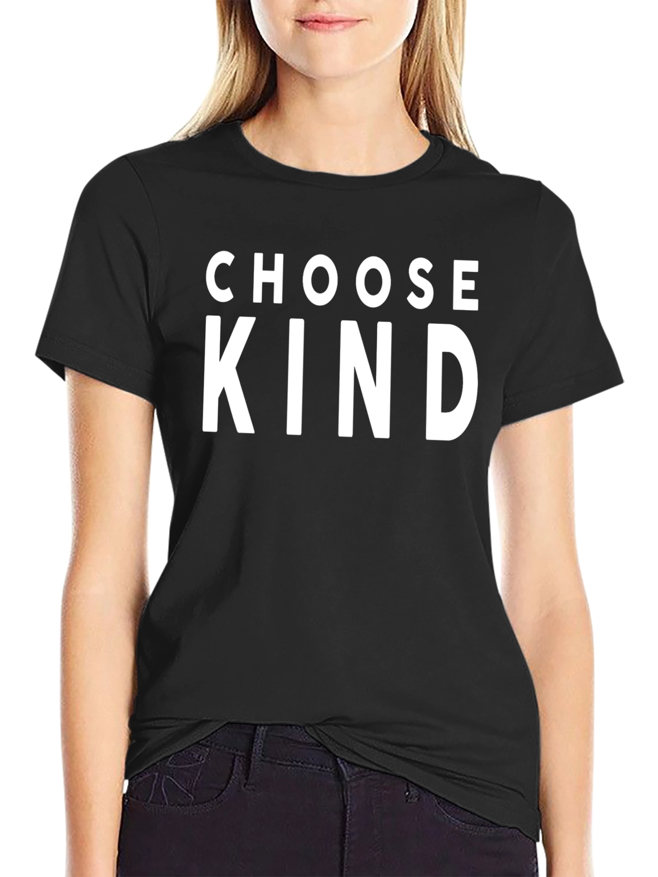 Choose Kind Graphic Tee - Black Short Sleeve