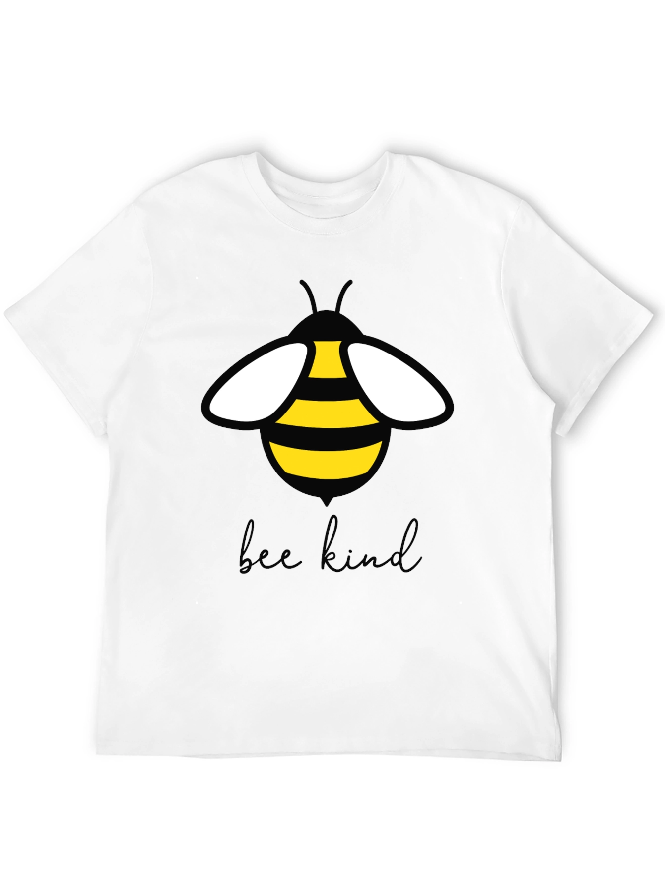 Bee Kind Graphic Tee - Soft Black T-Shirt