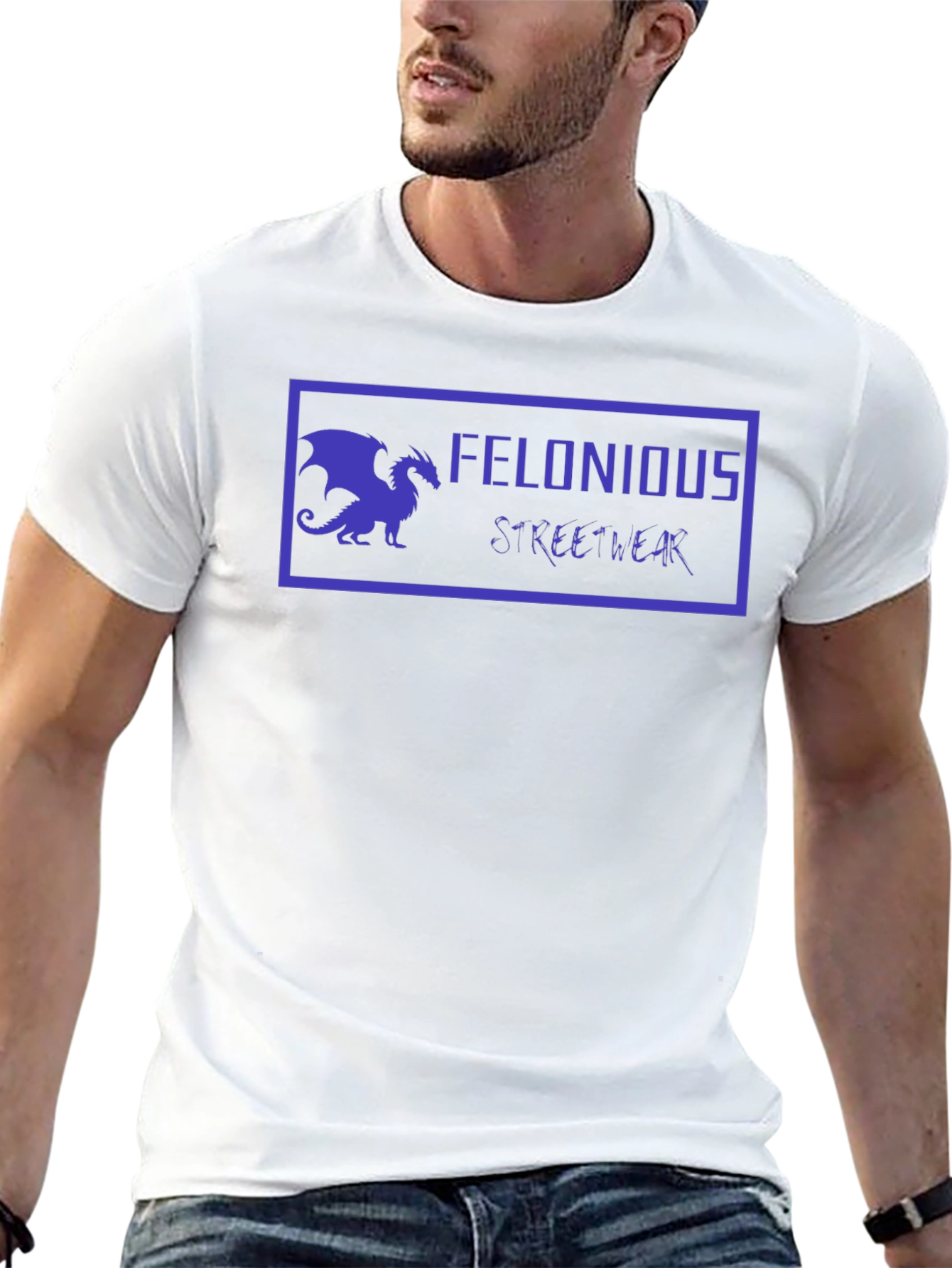 Felonious Streetwear Dragon Graphic T-Shirt