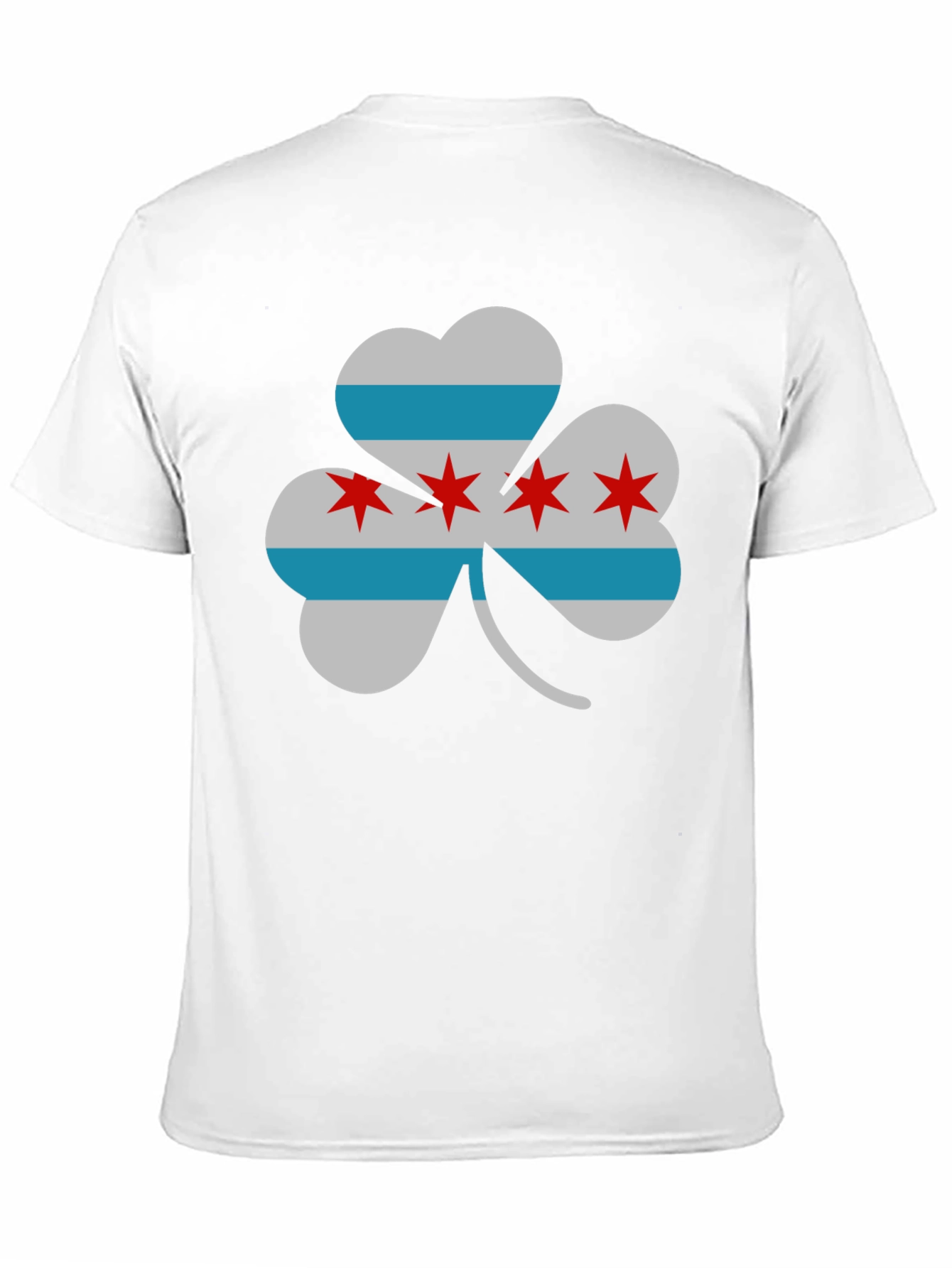 Chicago Flag Shamrock T-Shirt - Lucky Irish Pride!