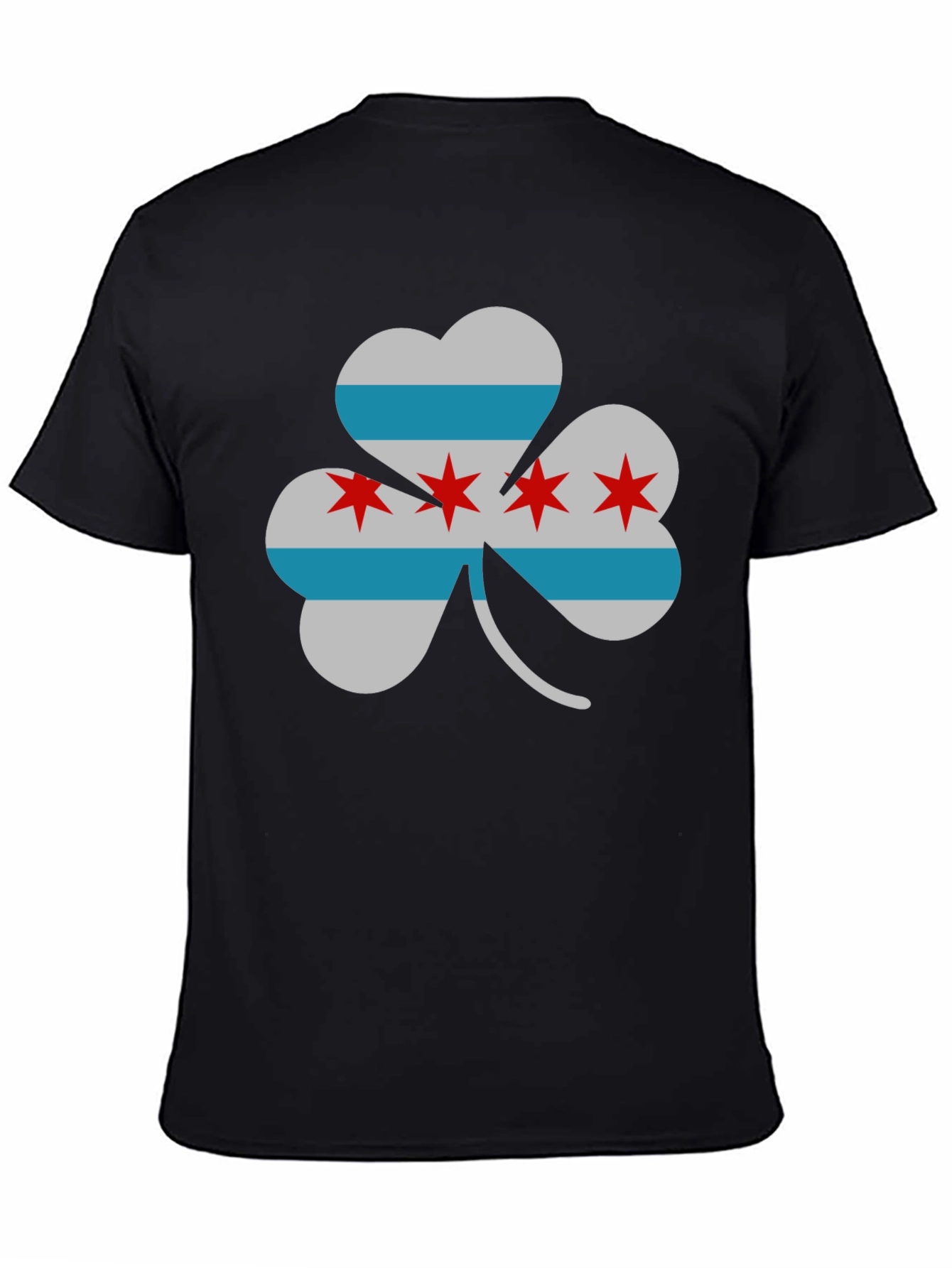 Chicago Flag Shamrock T-Shirt - Lucky Irish Pride!