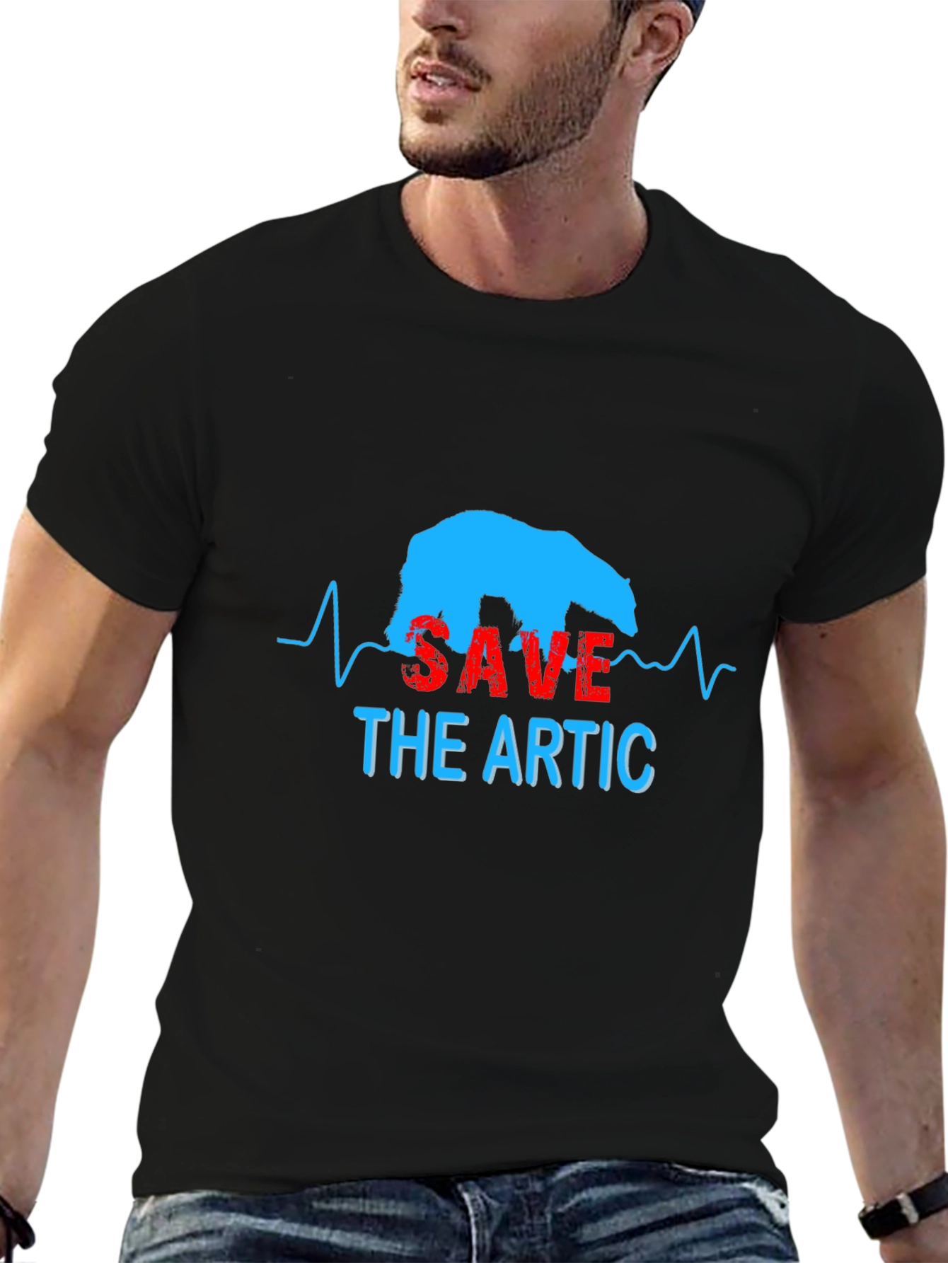 Save the Arctic T-Shirt - Polar Bear Graphic Tee