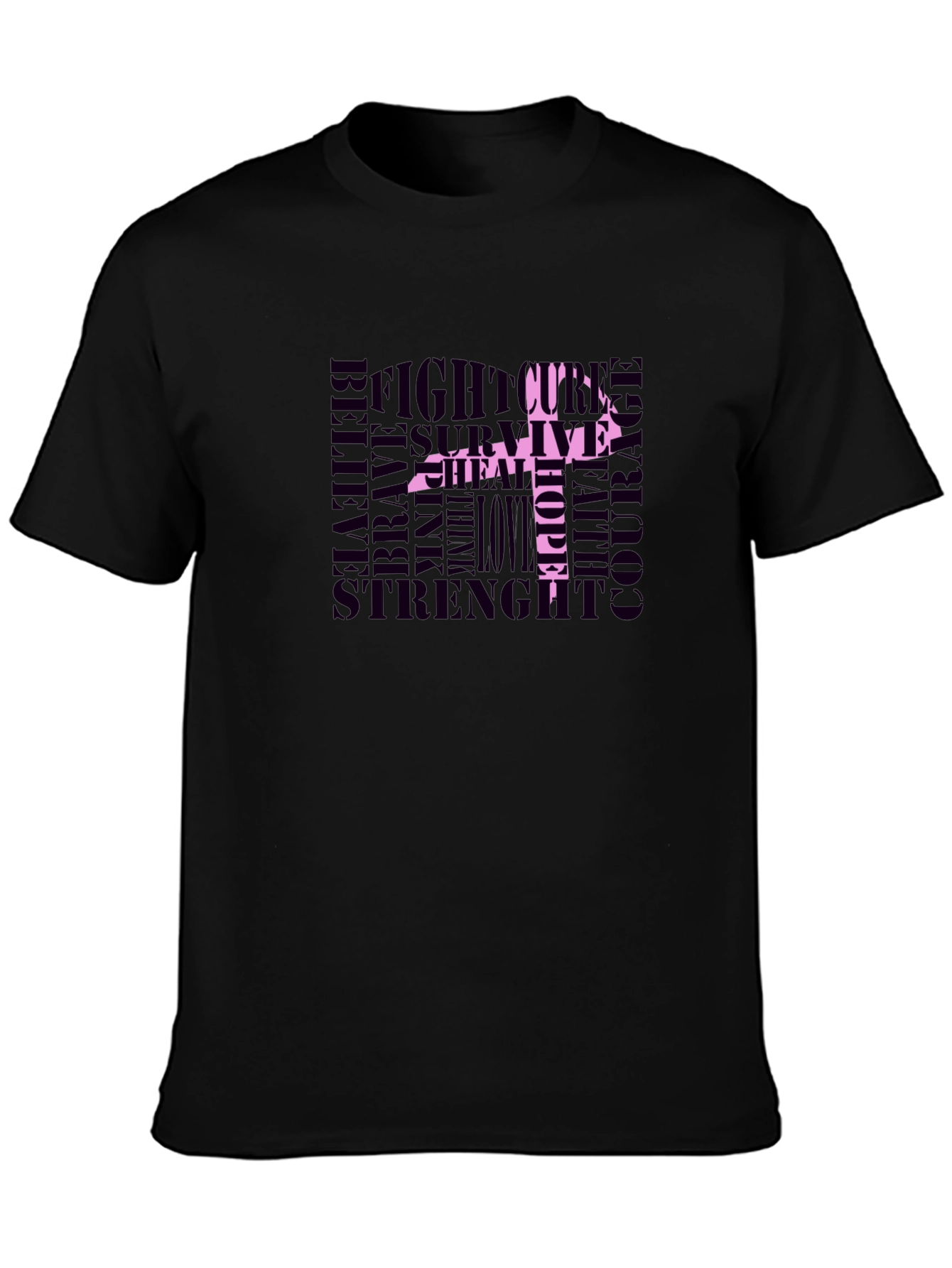 Breast Cancer Awareness Ribbon T-Shirt