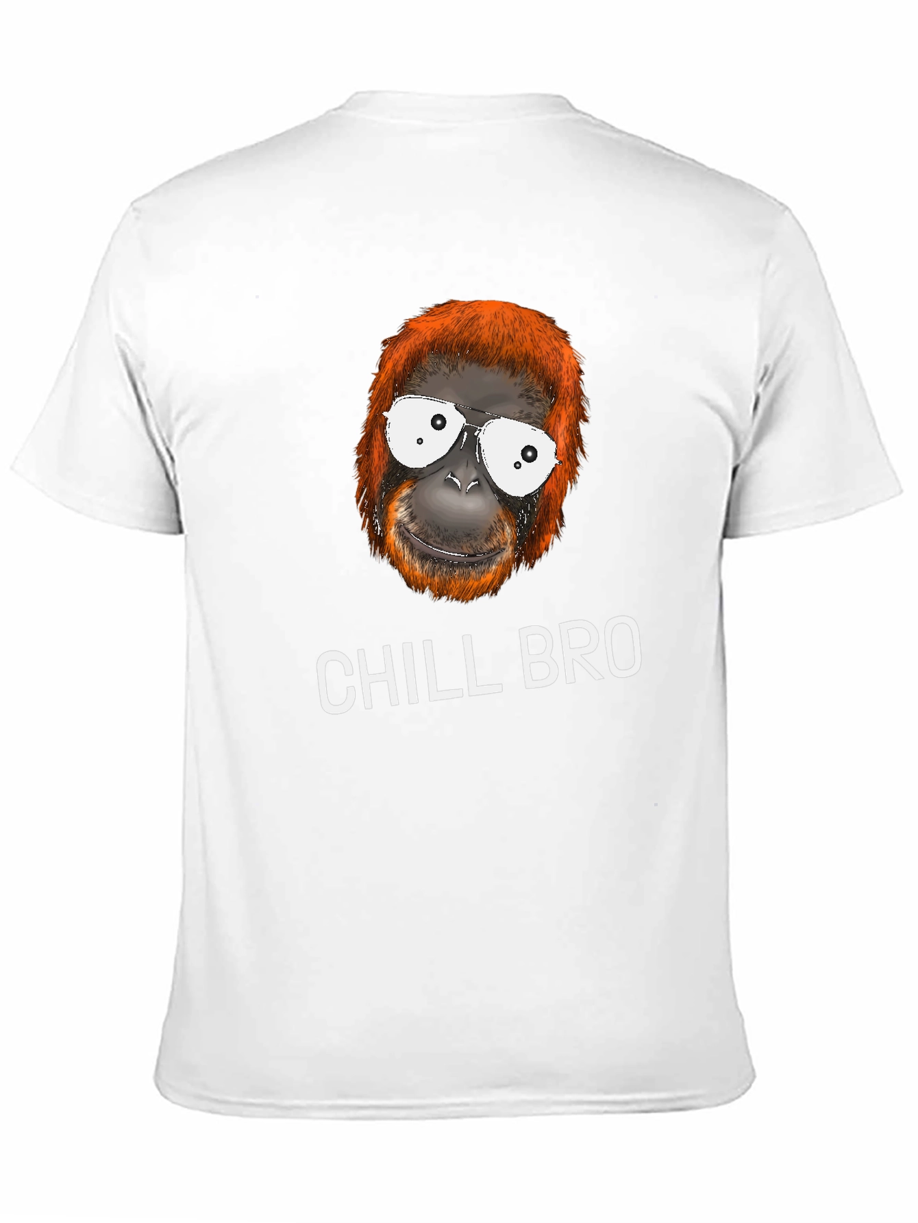 Chill Bro Orangutan T-Shirt - Relaxed Style