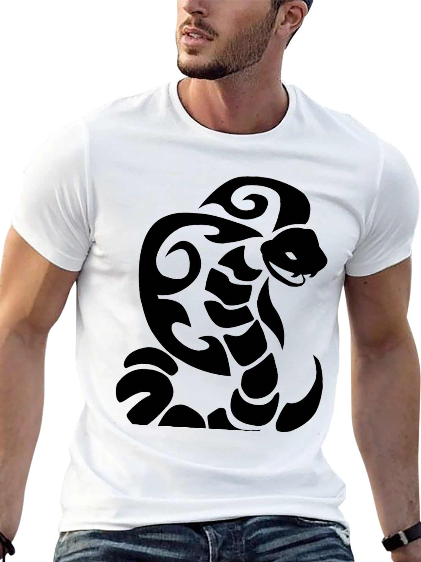 Black Cobra Snake Tribal T-Shirt