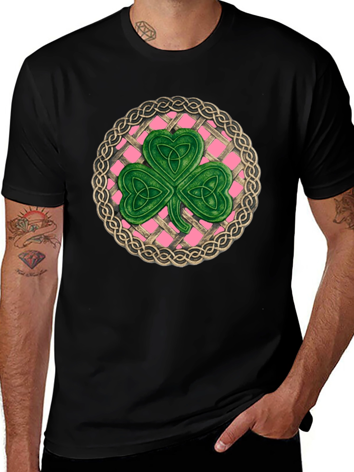 Celtic Knot Shamrock T-Shirt - St. Patricks Day