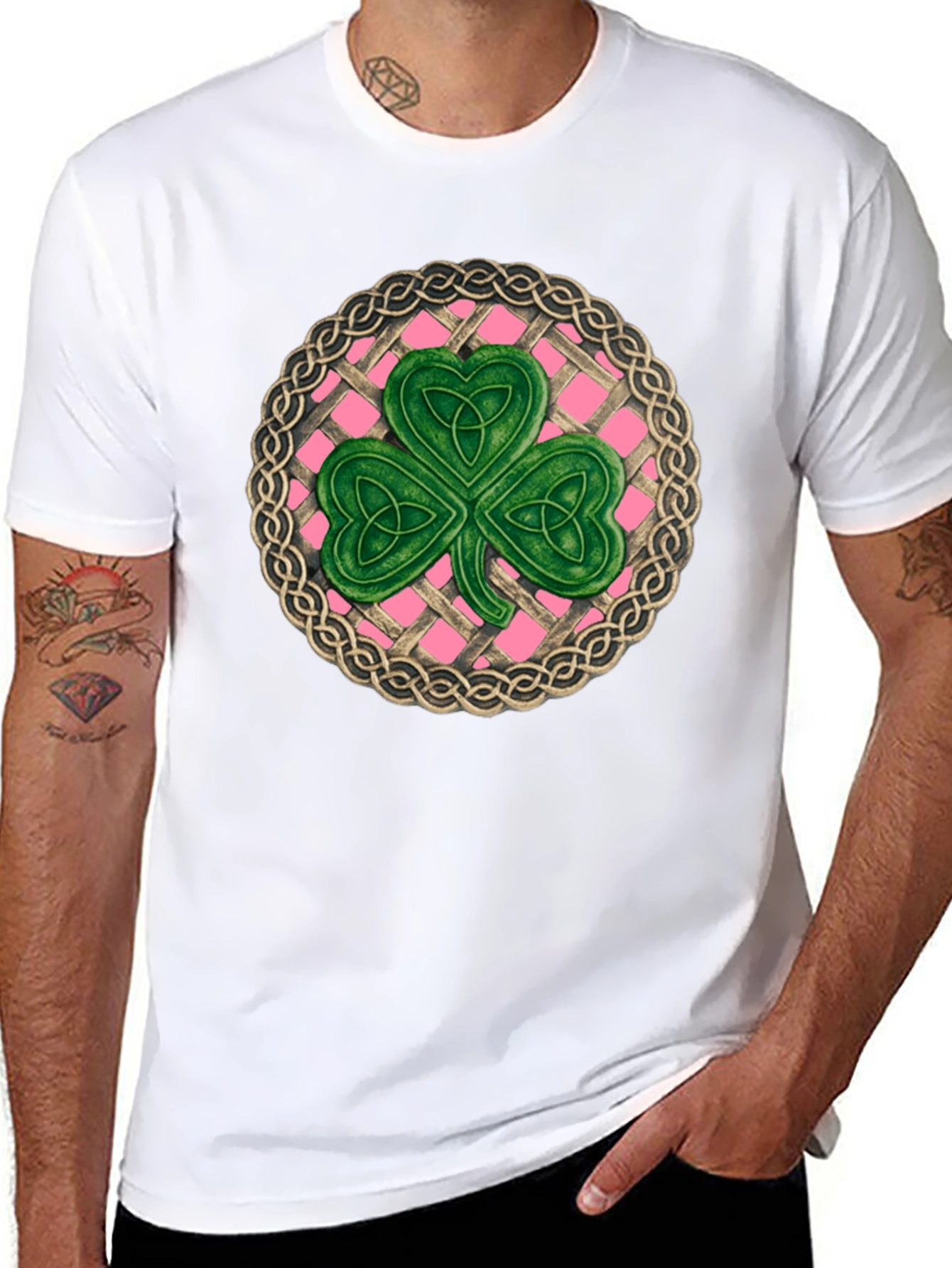 Celtic Knot Shamrock T-Shirt - St. Patricks Day